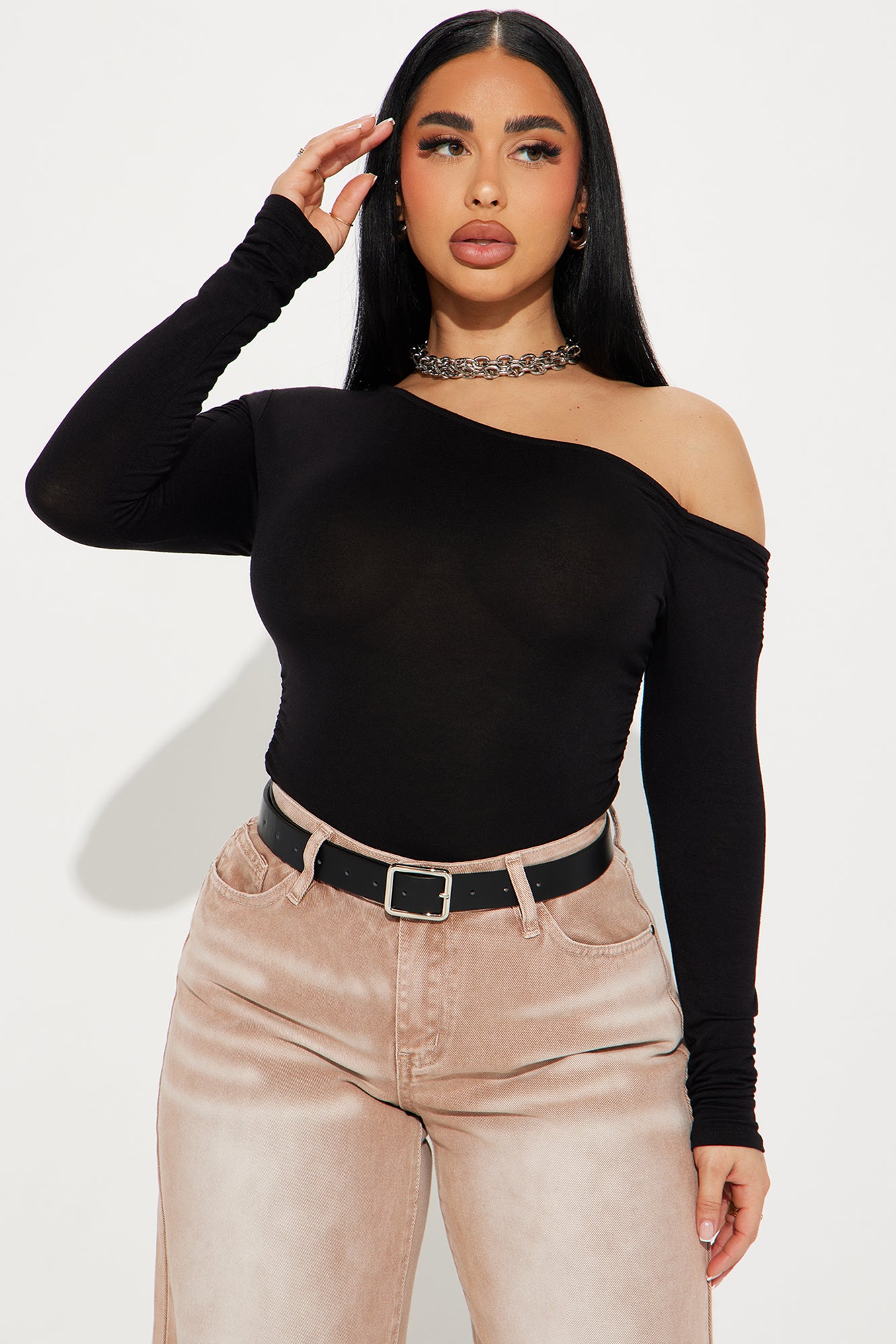 So Timeless One Shoulder Top