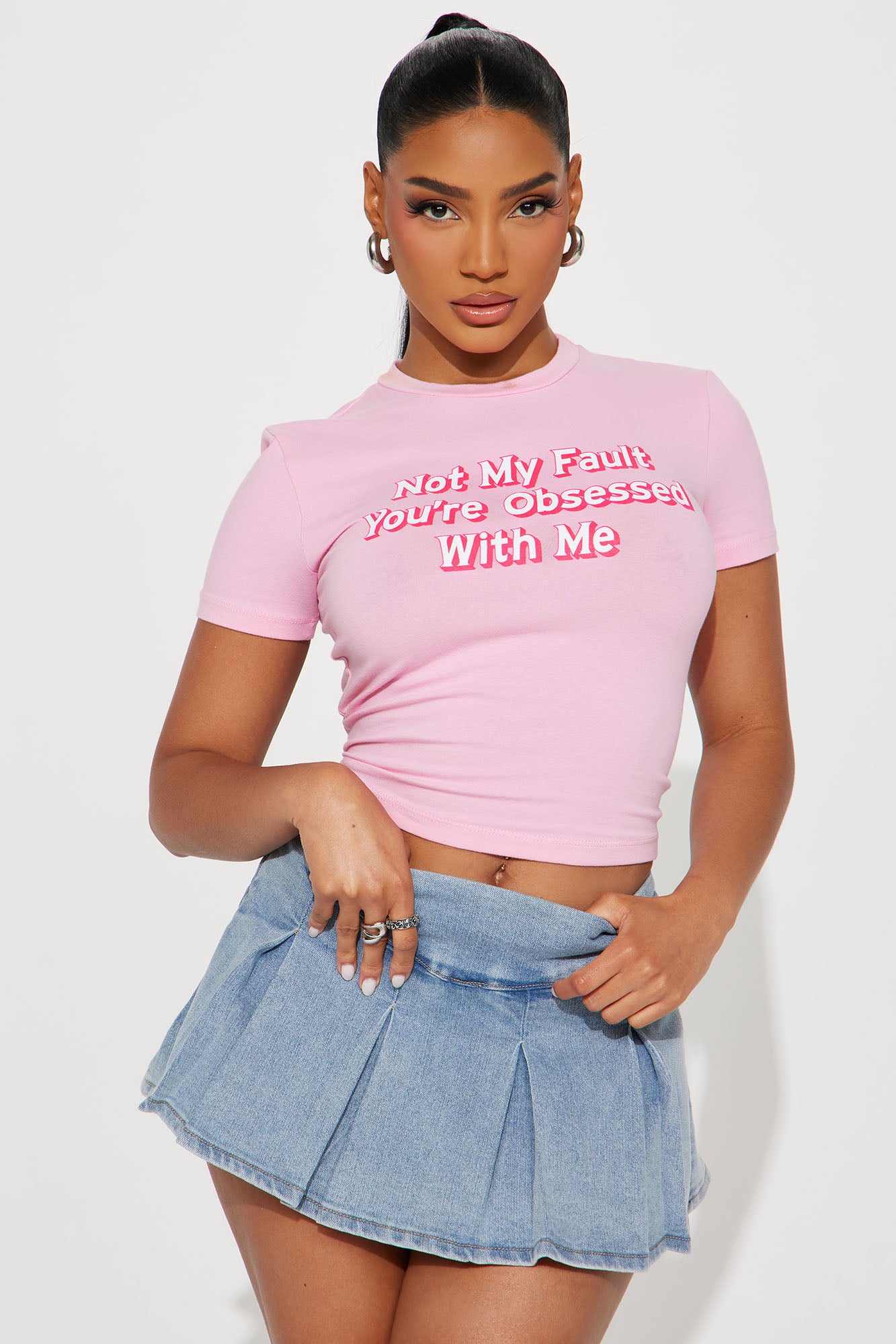 Not My Fault You're  Obsessed With Me Tee