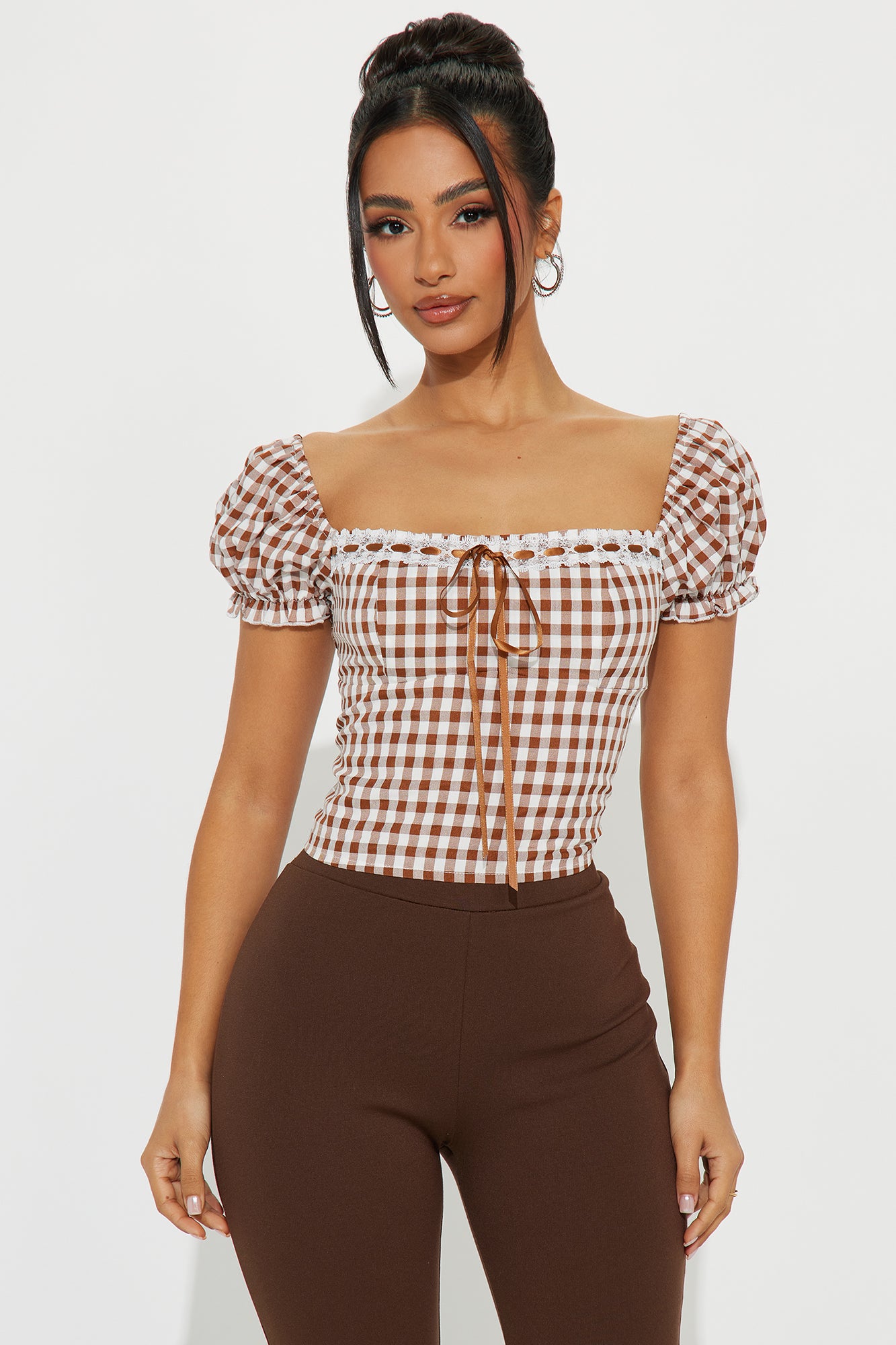Sophie Gingham Top