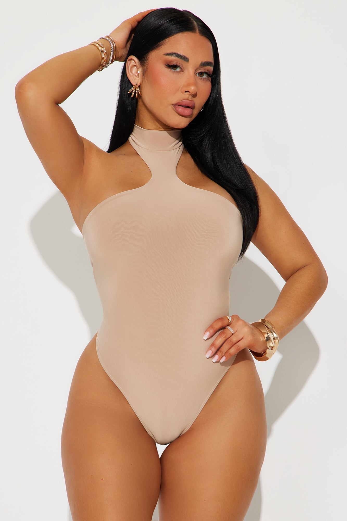 Vivian Y-Neck Halter Bodysuit