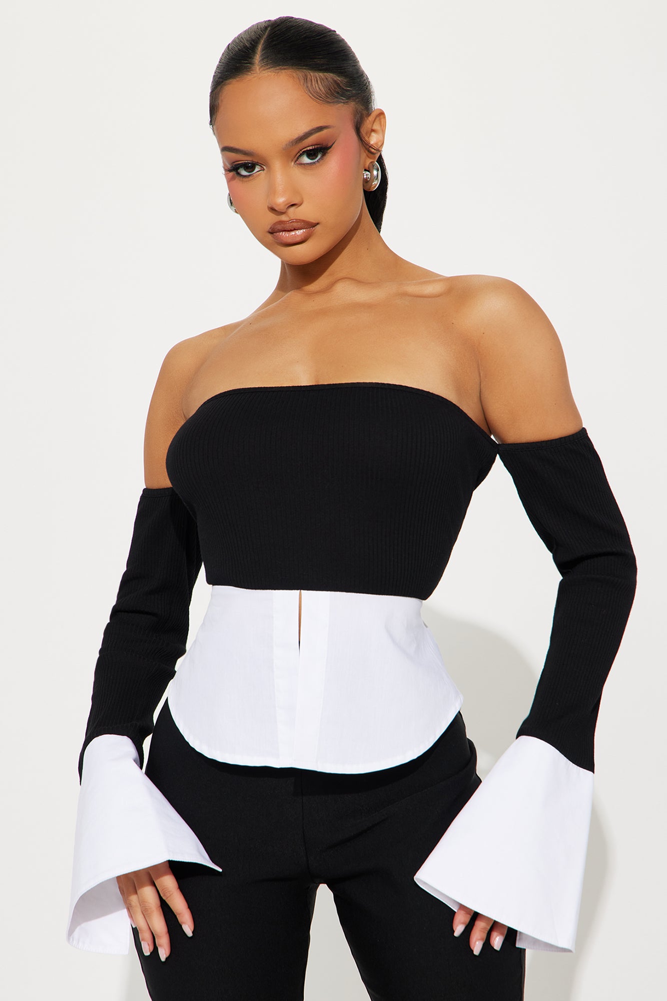 On A Deadline Off Shoulder Top