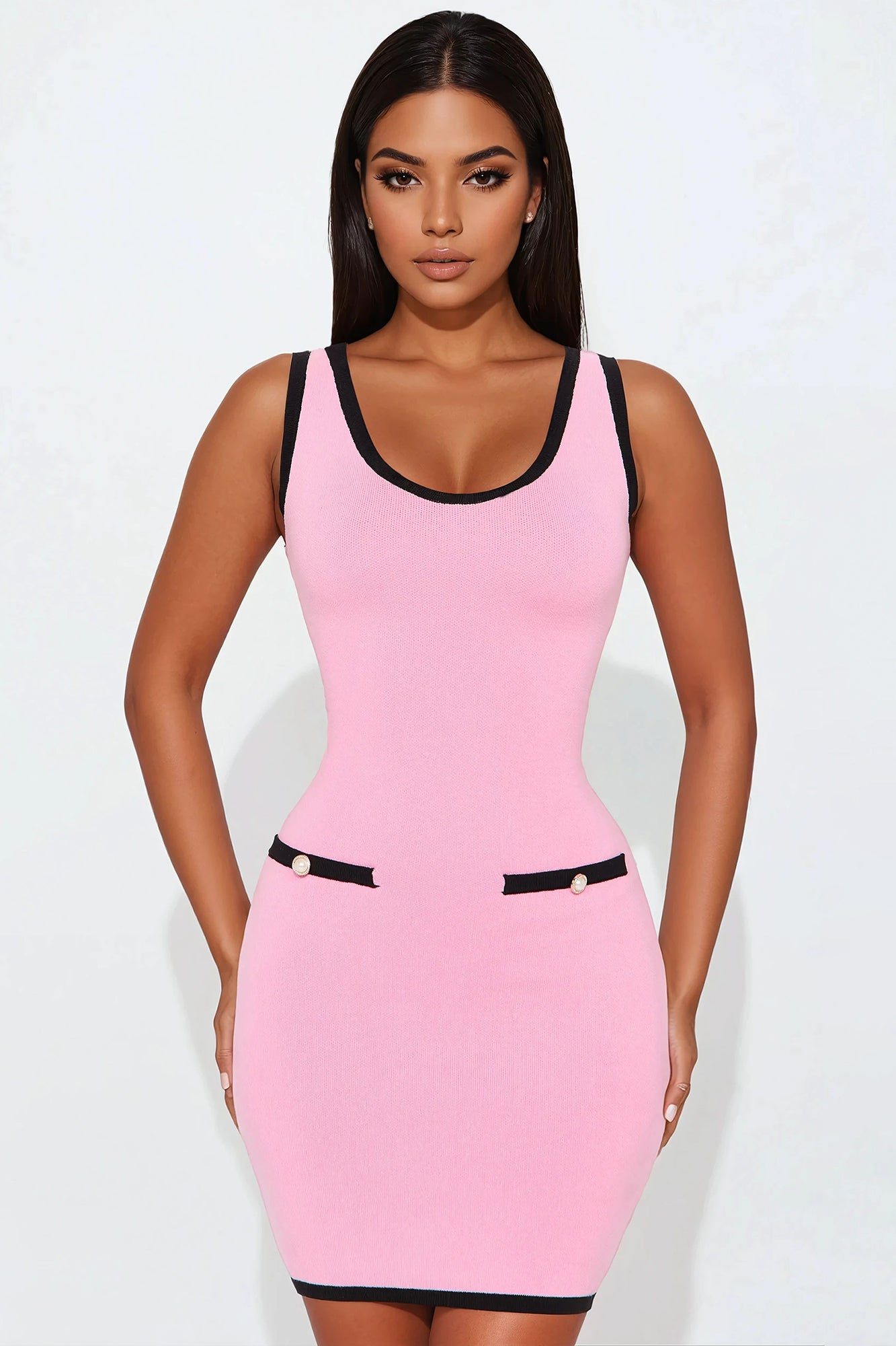 Beauty And Brains Sweater Mini Dress Set
