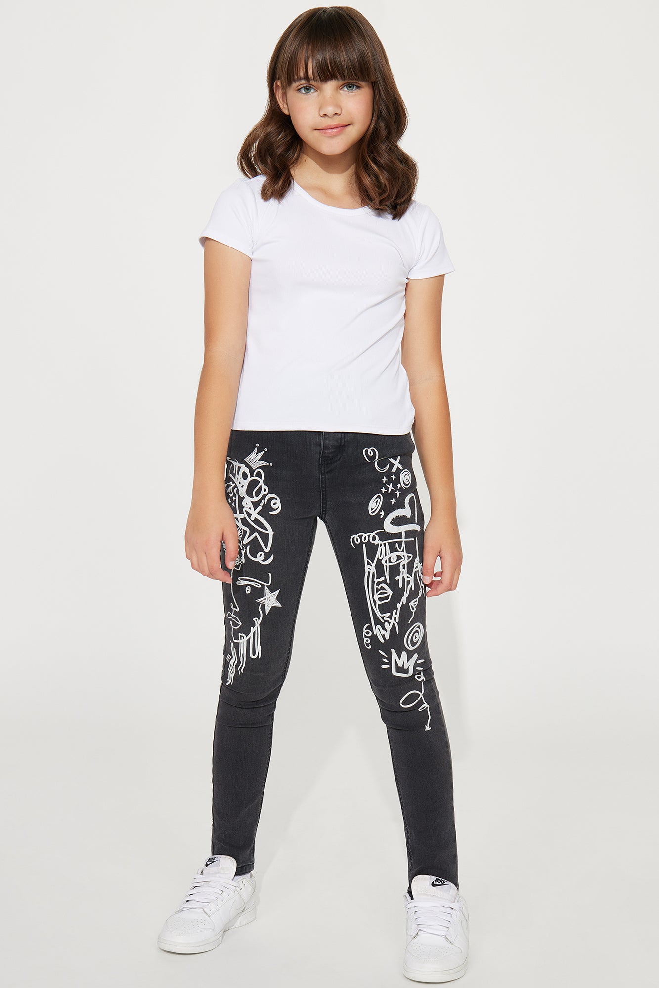 Mini Queen Thoughts Straight Leg Jean