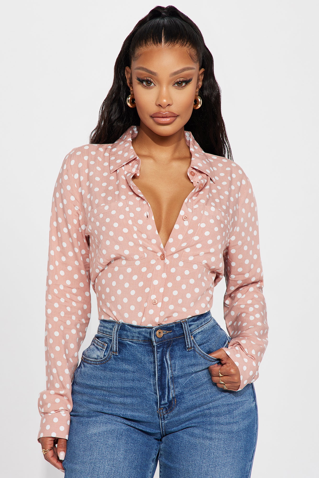 You Better Work Polka Dot Shirt