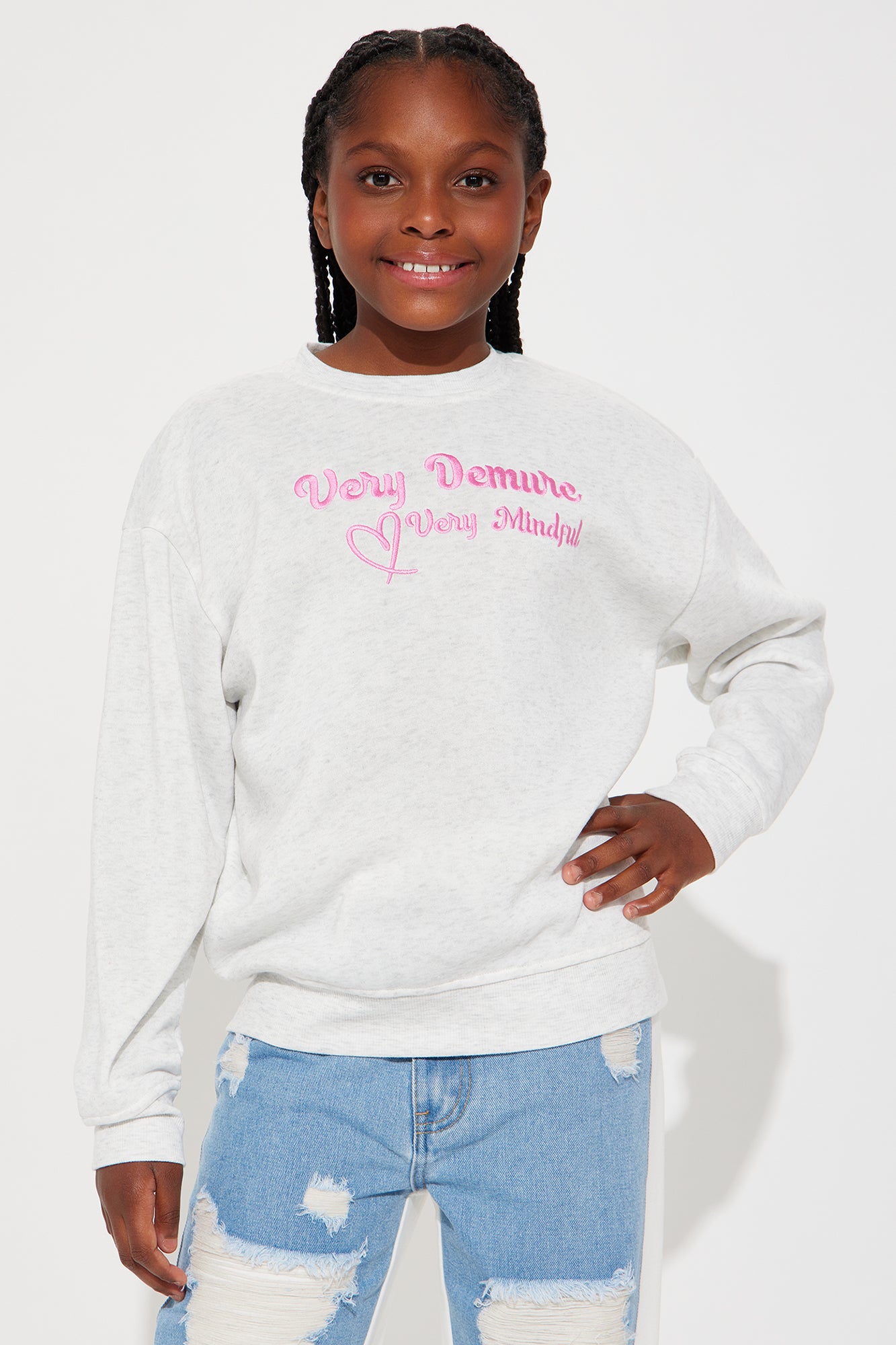 Mini Very Demure Crew Neck Sweatshirt