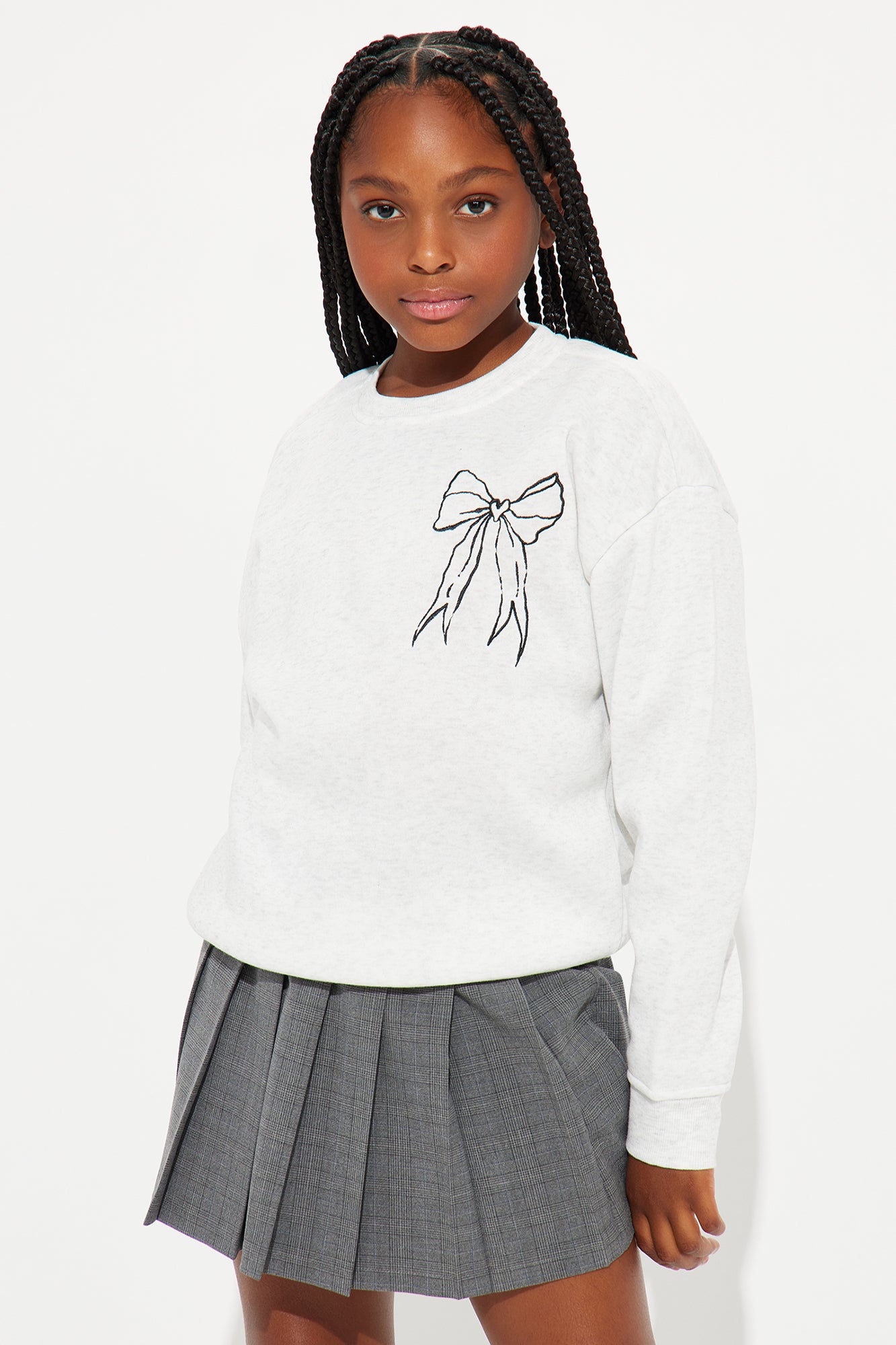 Mini Taking Care Of Me Crew Neck Sweatshirt