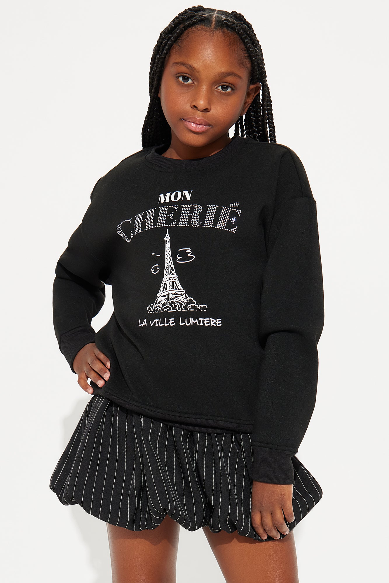Mini Mon Cherie Crew Neck Sweatshirt
