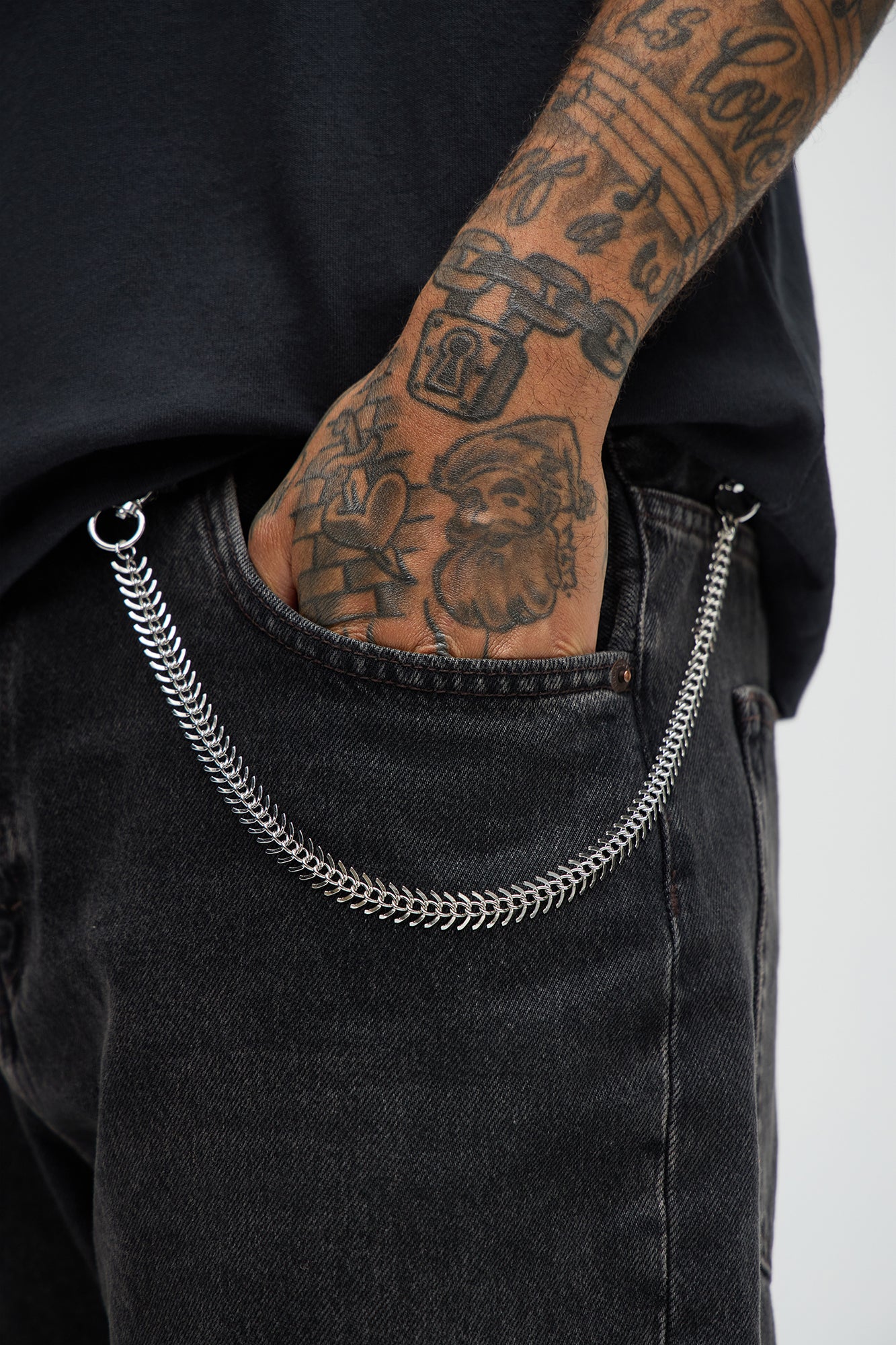 Fish Bone Pant Chain