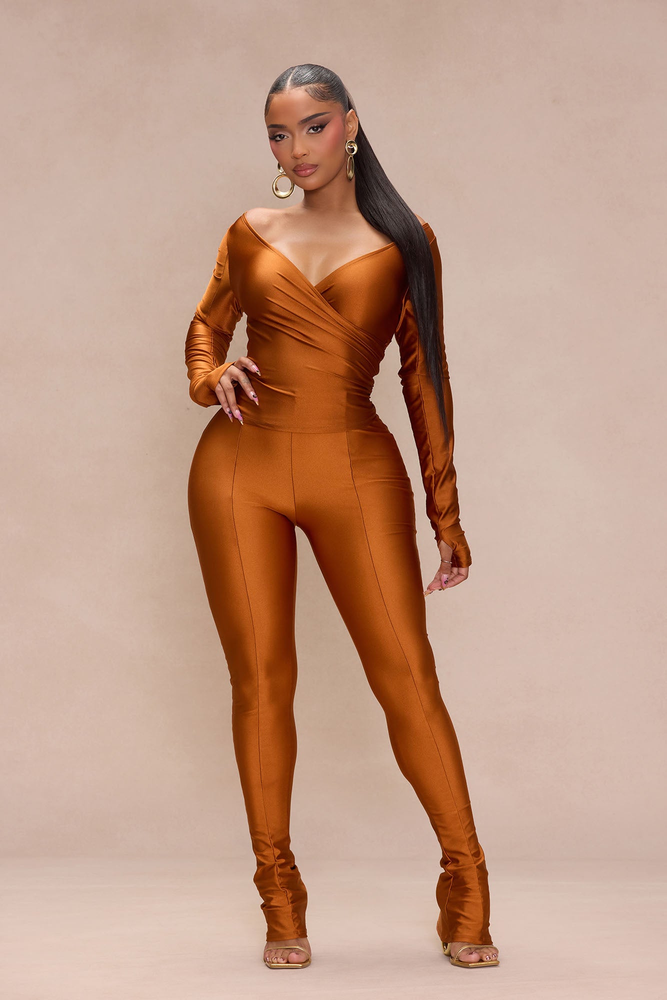 Lover Girl Metallic Legging Set