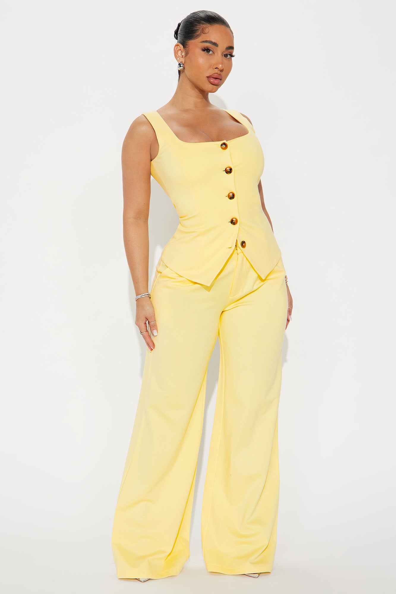 The Mia Double Lined Ponte Trouser Pant Set