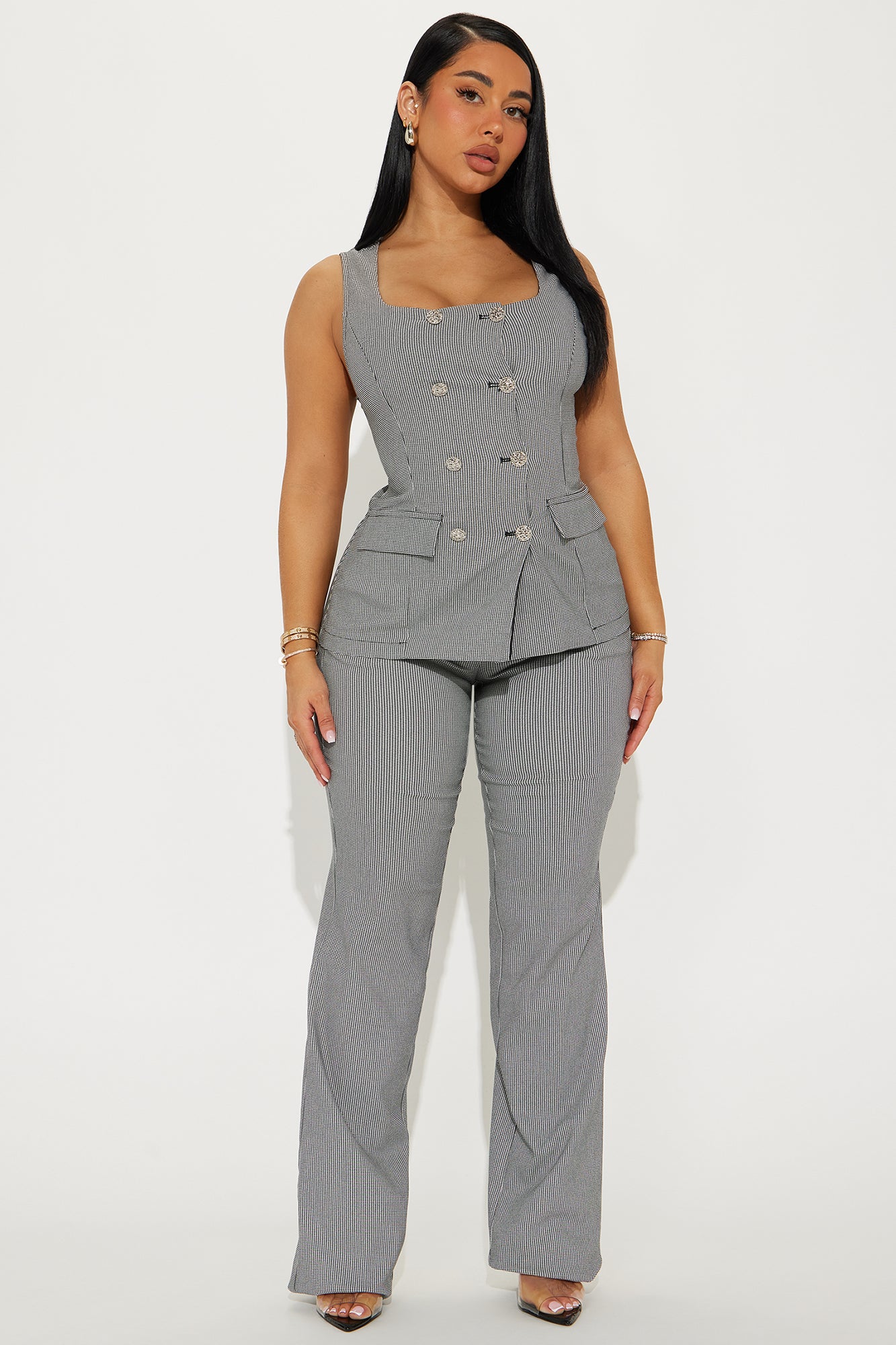 Delila Vest Pant Set