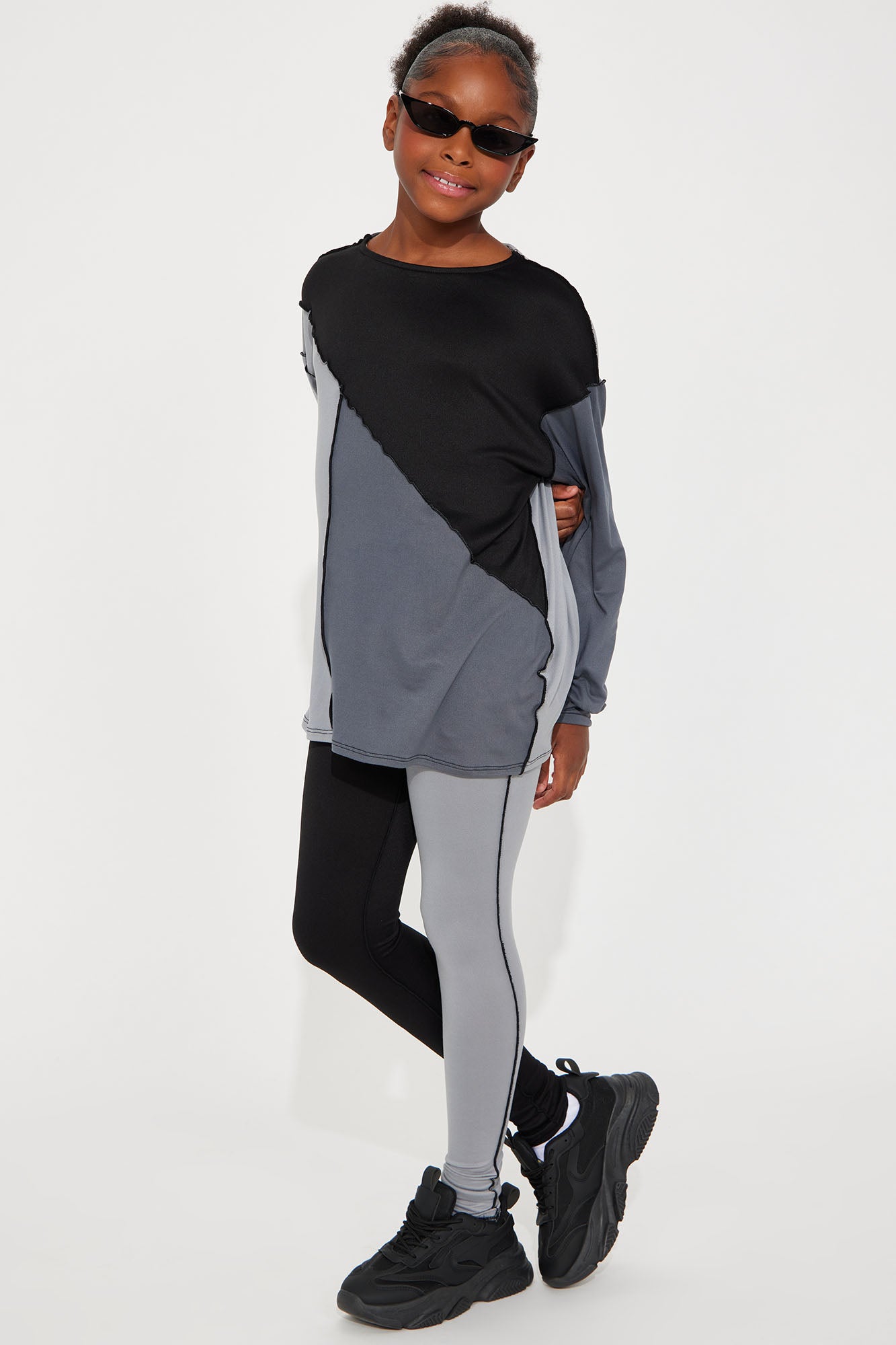 Mini No Drama Colorblock Legging Set