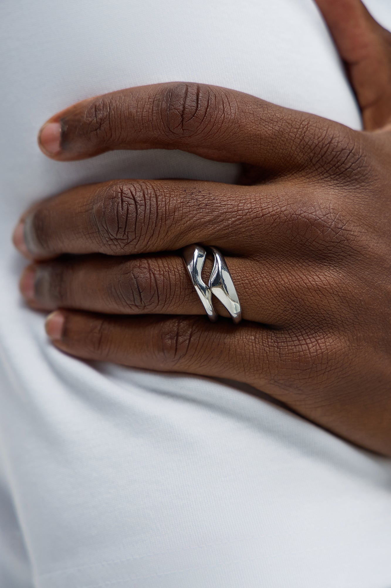Ridges Ring Set
