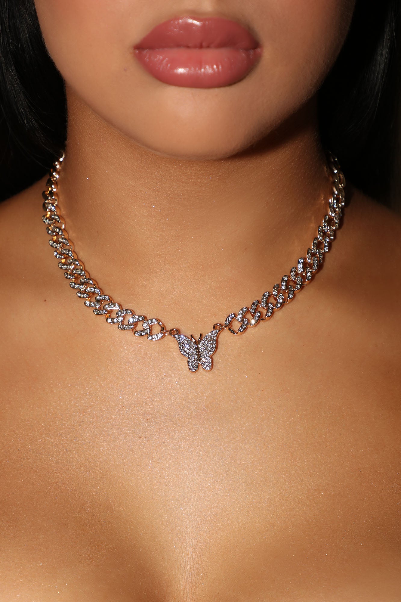 Icy Butterfly Necklace