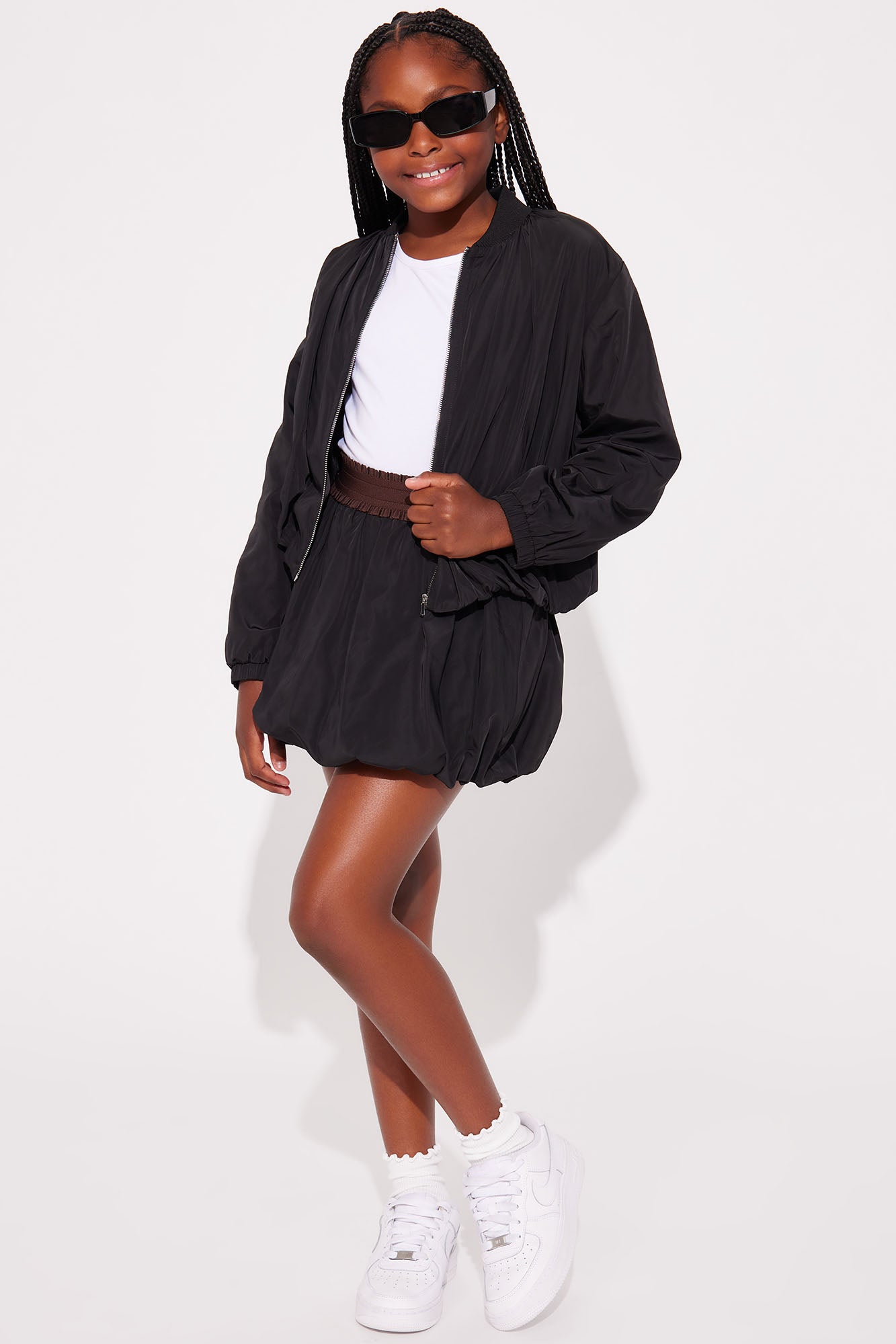 Mini Sporty And Cute Bubble Skirt Set