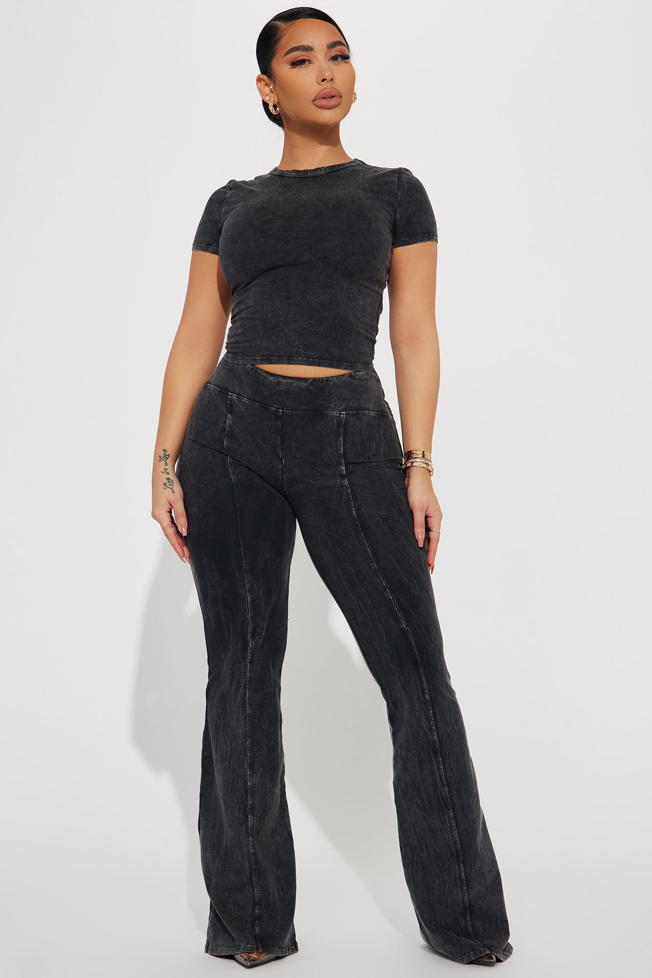 Hear Me Out Mineral Wash Pant Set