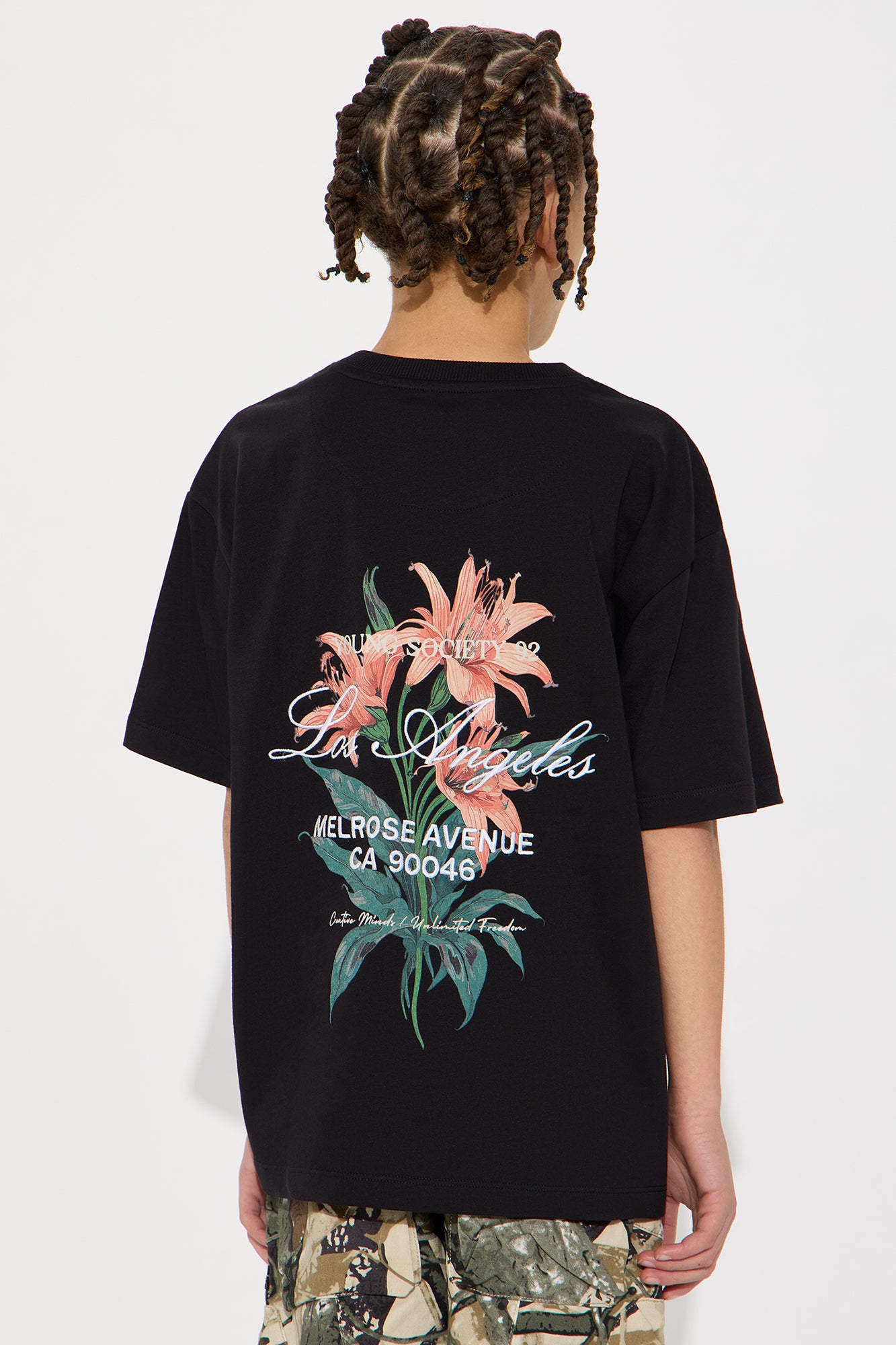 Mini Los Angeles Flowers Tee
