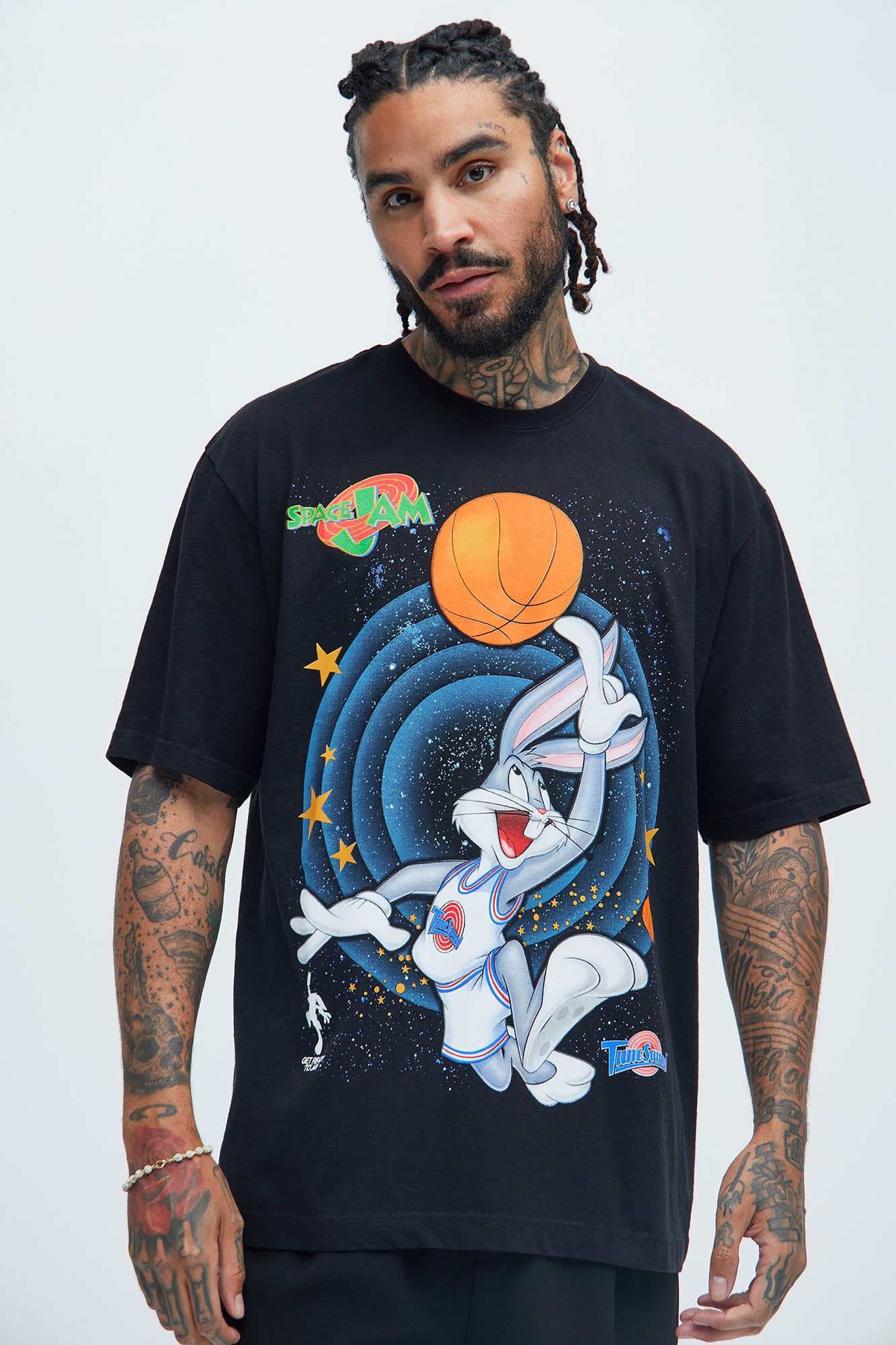 Space Jam Ballin Bugs Oversized Short Sleeve Tee