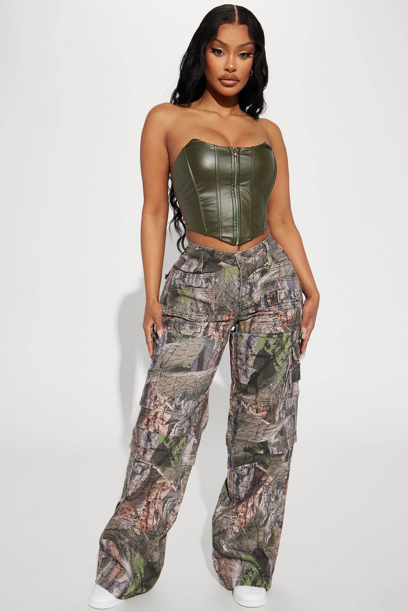 Bree Camo Stretch Cargo Jean