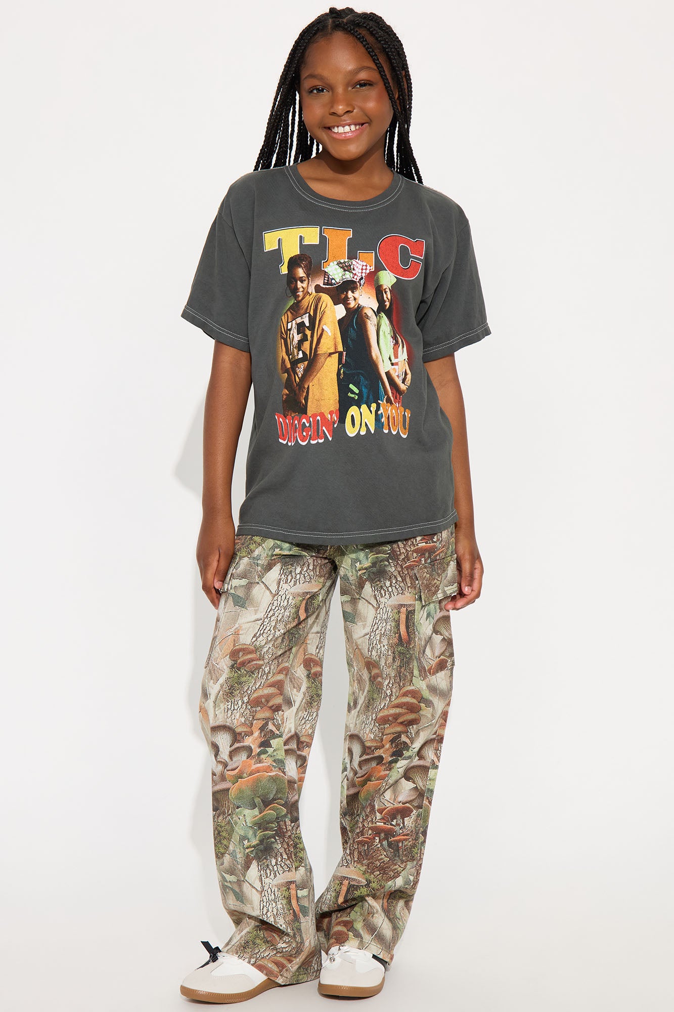 Mini Weekend Trip Camo Stretch Cargo Jean