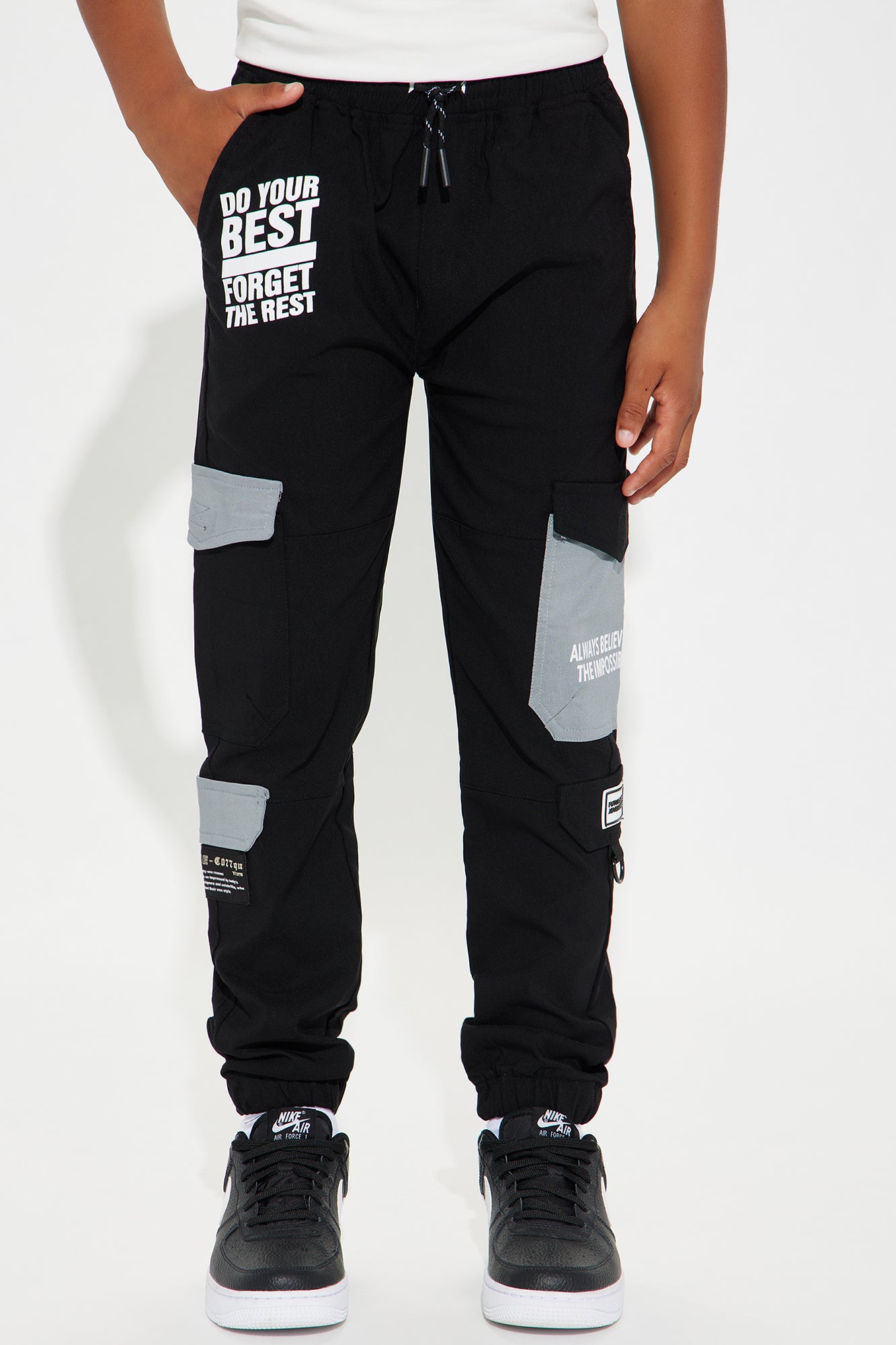 Mini Tech Twill Cargo Joggers