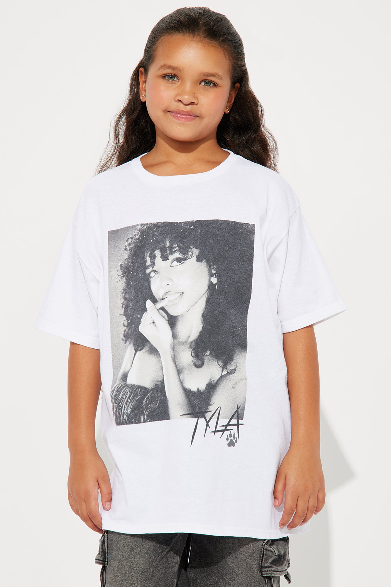 Mini Tyla Up Close Washed Tee