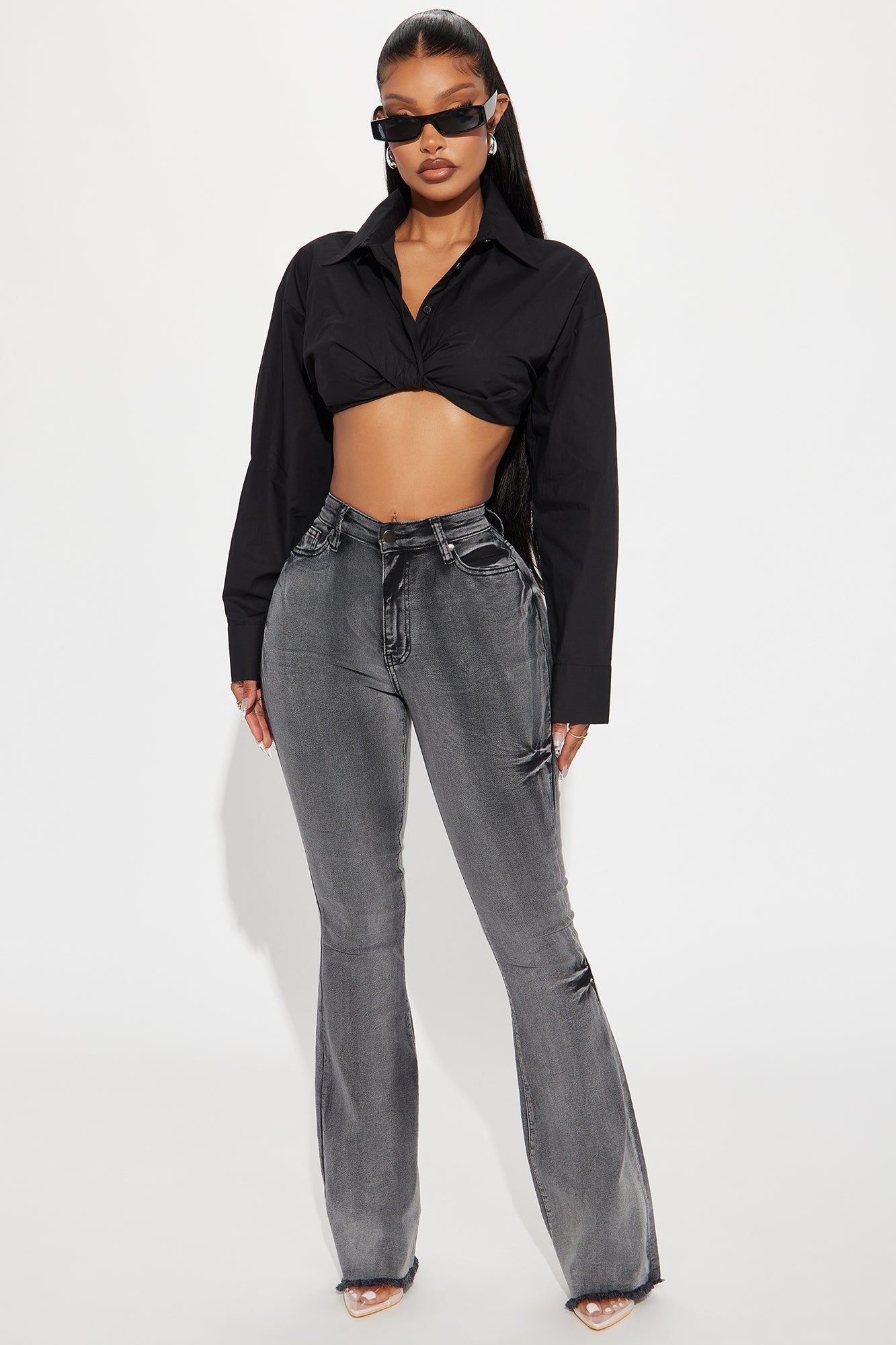 Highest Stakes Stretch Flare Jeans