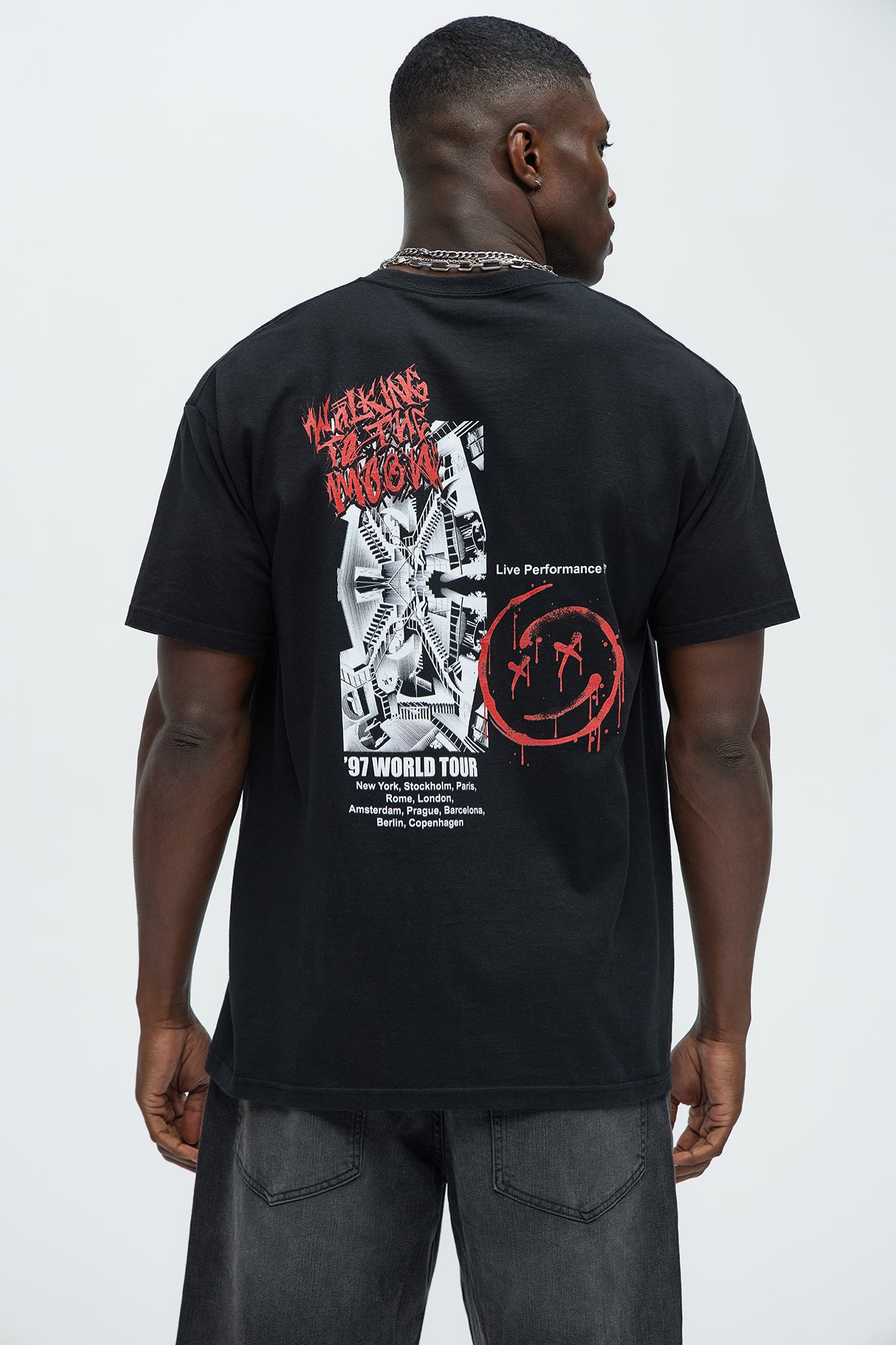 Walking To The Moon Short Sleeve Tee