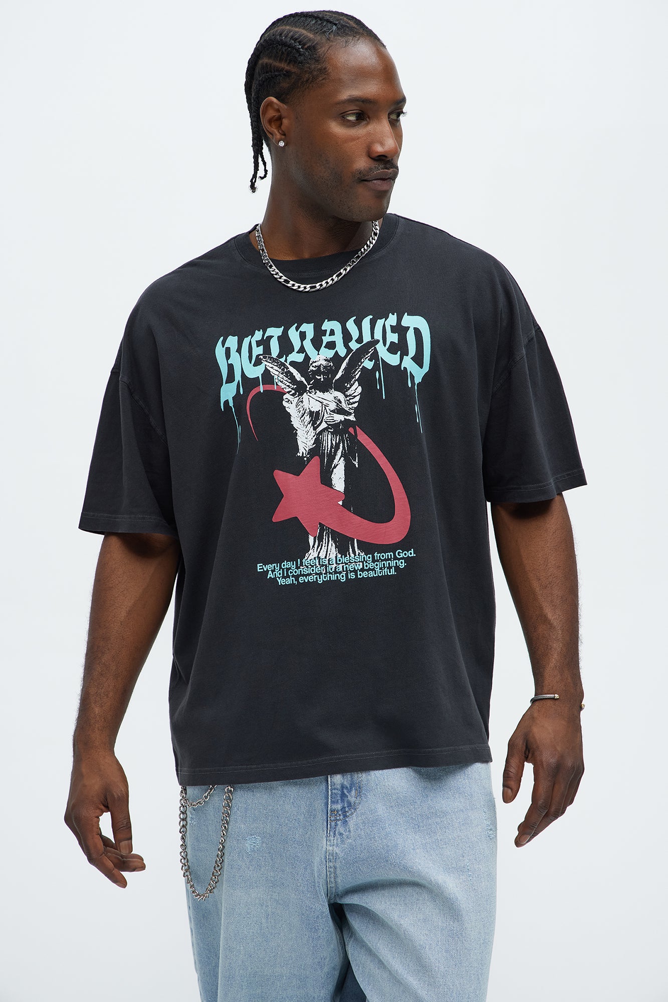 Betrayed Unforgettable Oversized Short Sleeve Tee