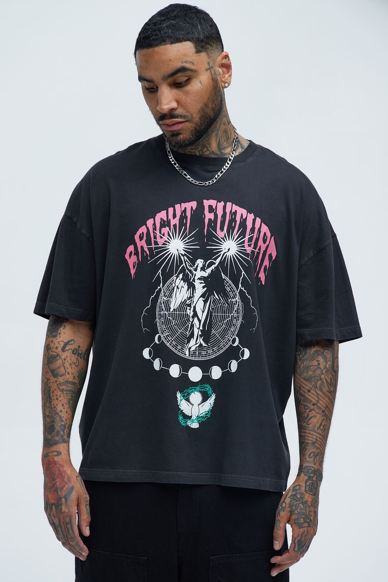 Bright Future Ahead Oversized Short Sleeve Tee
