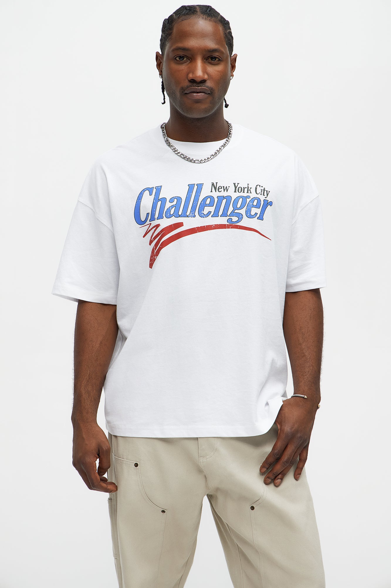 NYC Challenger Oversized Short Sleeve Tee