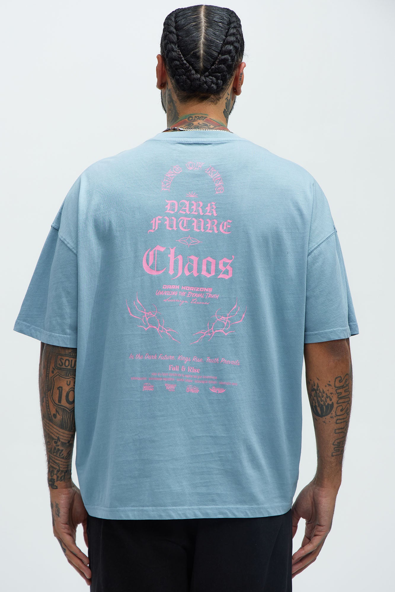 Dark Future Chaos Oversized Short Sleeve Tee