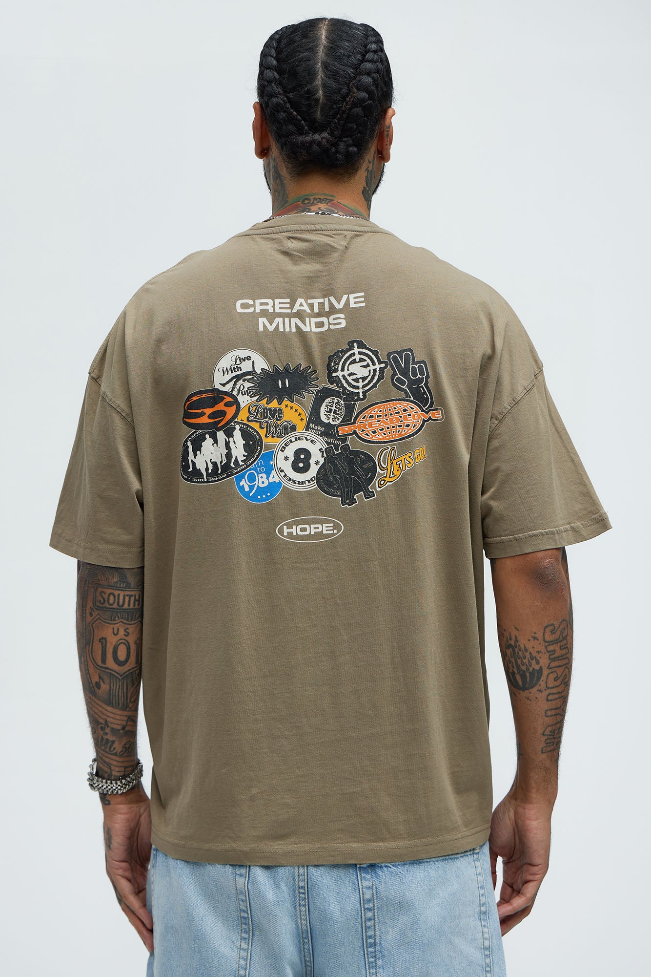 Creative Minds Oversized Short Sleeve Tee