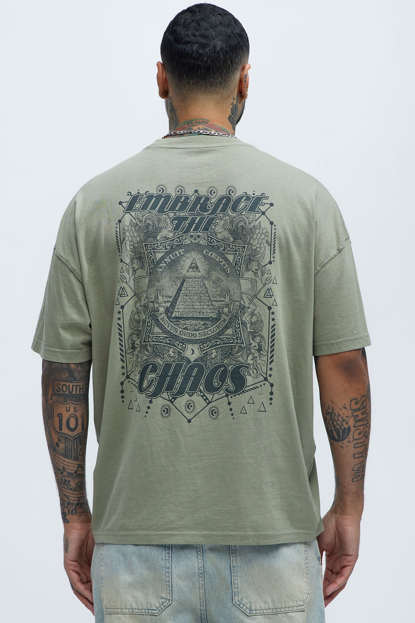 Embrace Chaos Oversized Short Sleeve Tee