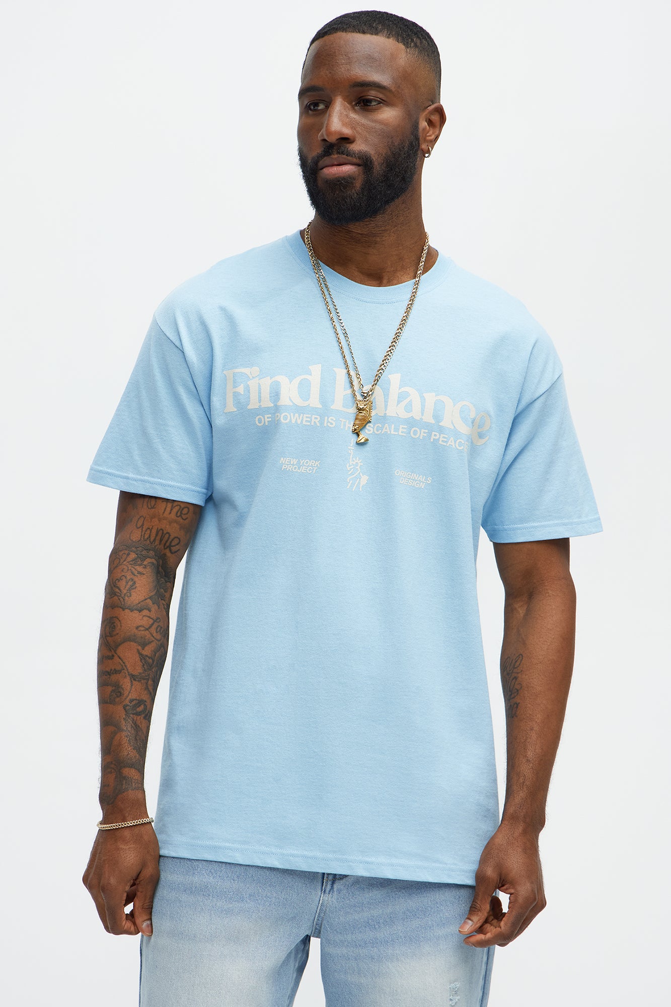 Find Balance Oversized Short Sleeve Tee