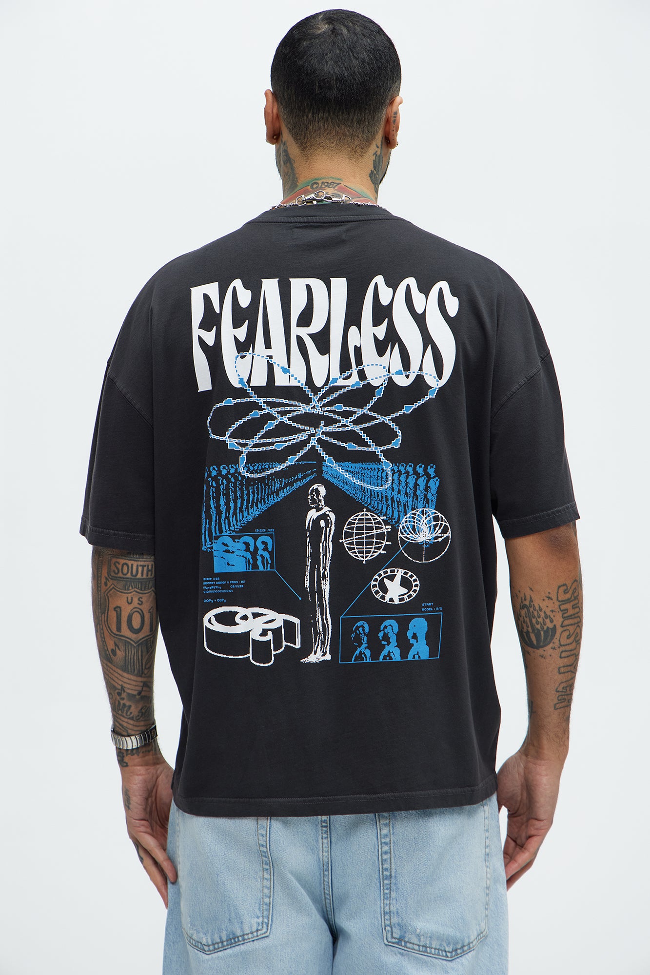 Fearless Oversized Short Sleeve Tee
