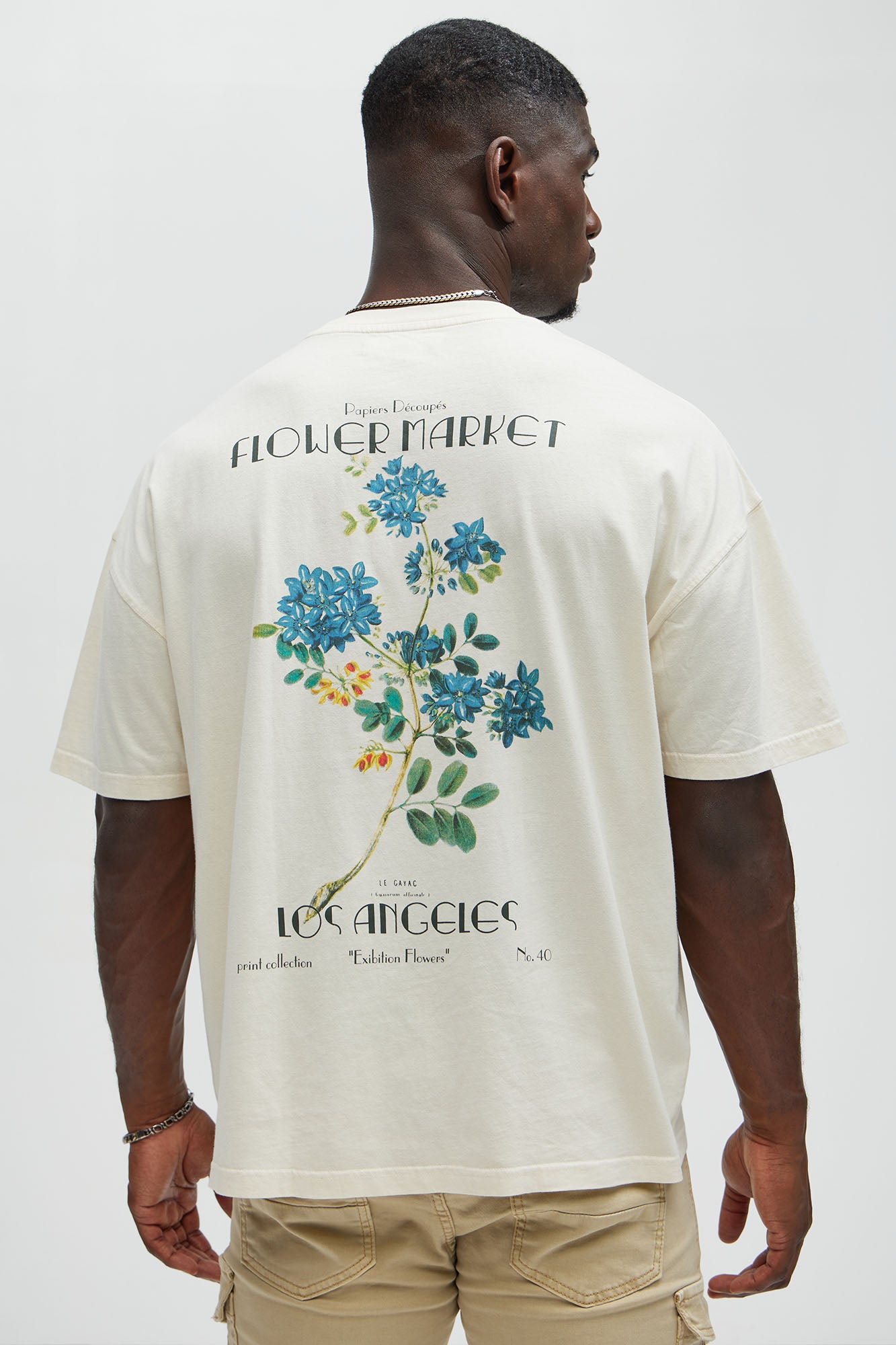 Flower Market Los Angeles Oversized Short Sleeve Tee