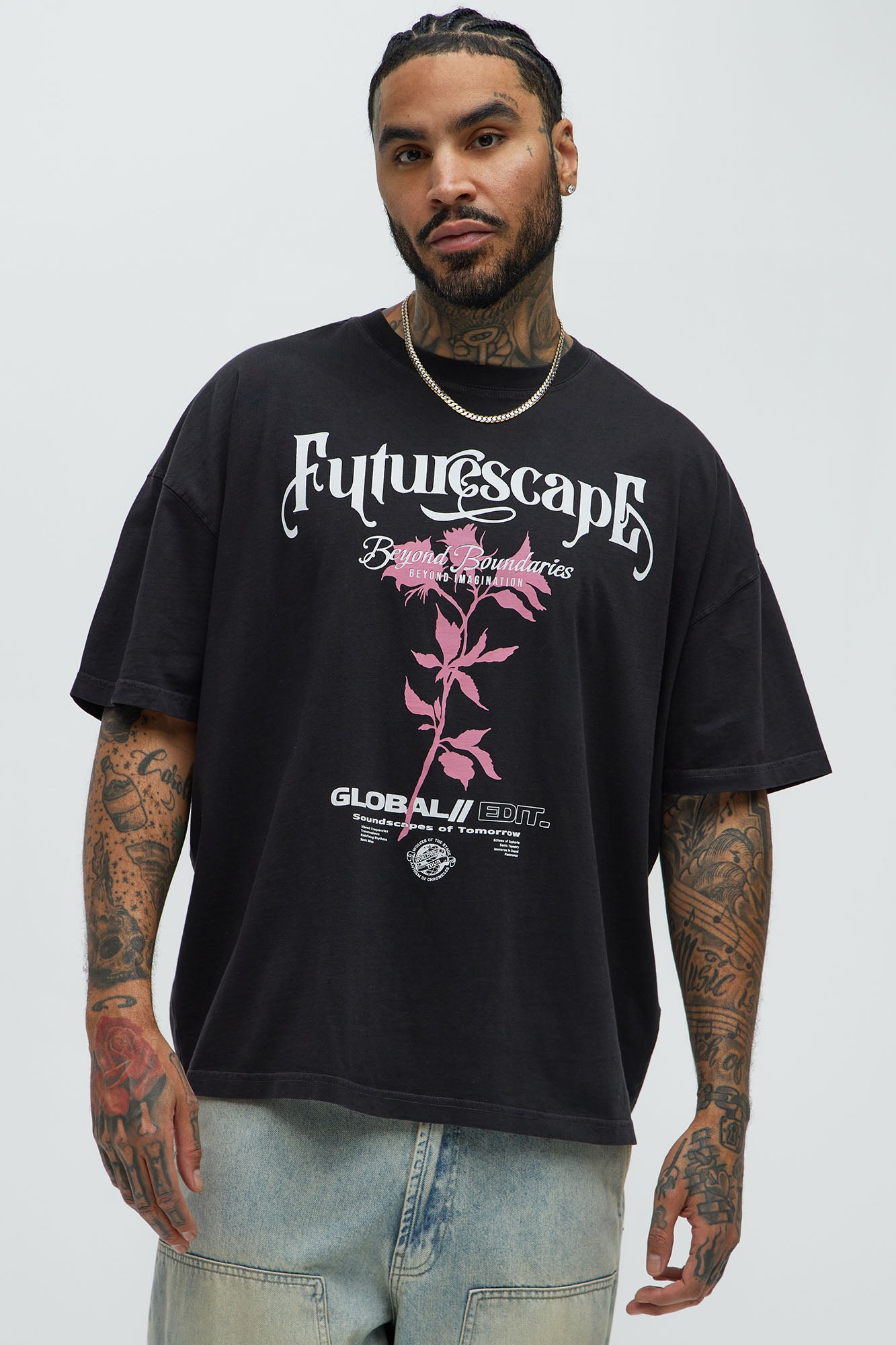 Futurescape Oversized Short Sleeve Tee