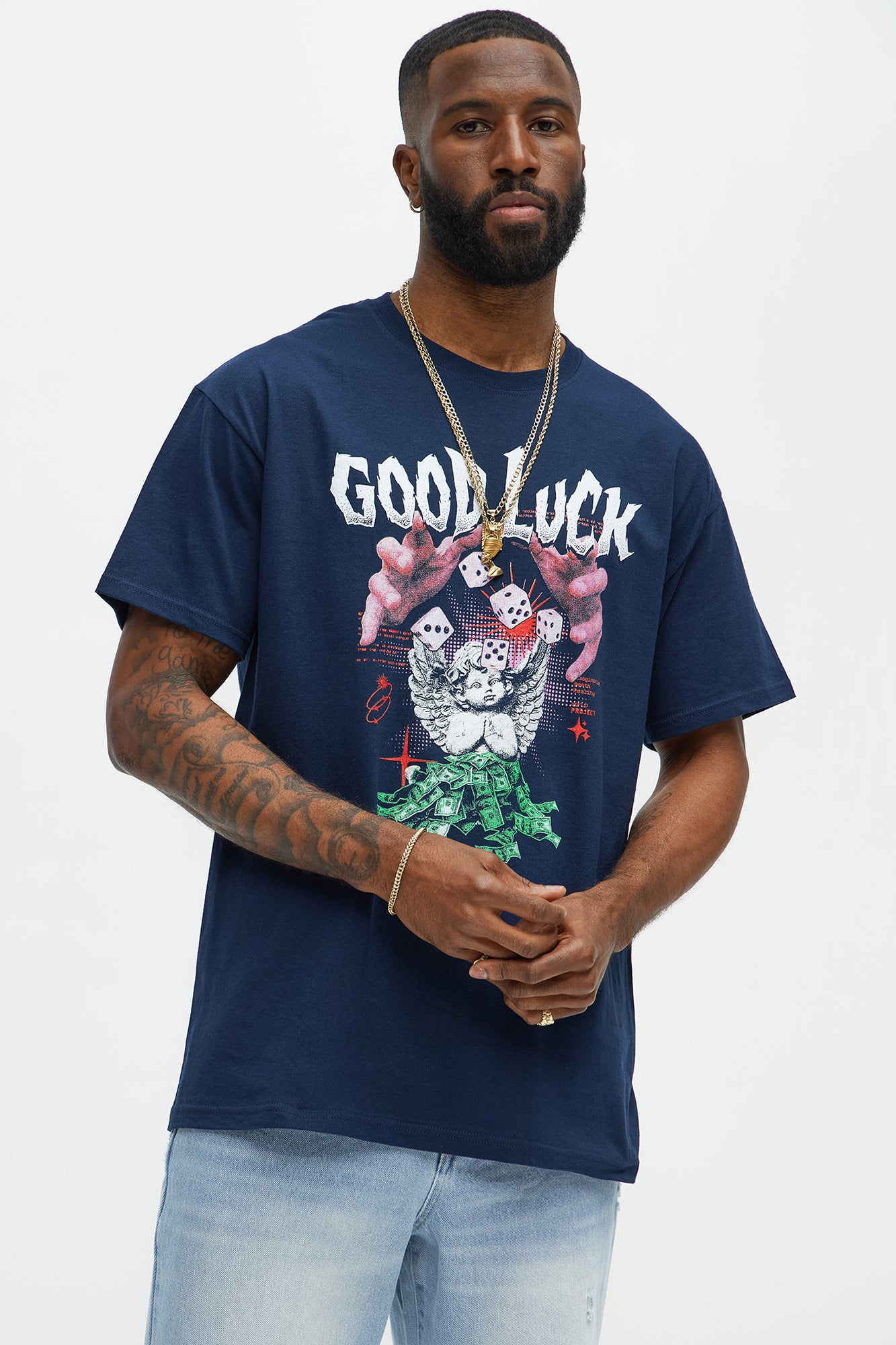 Good Luck Out There Oversized Short Sleeve Tee