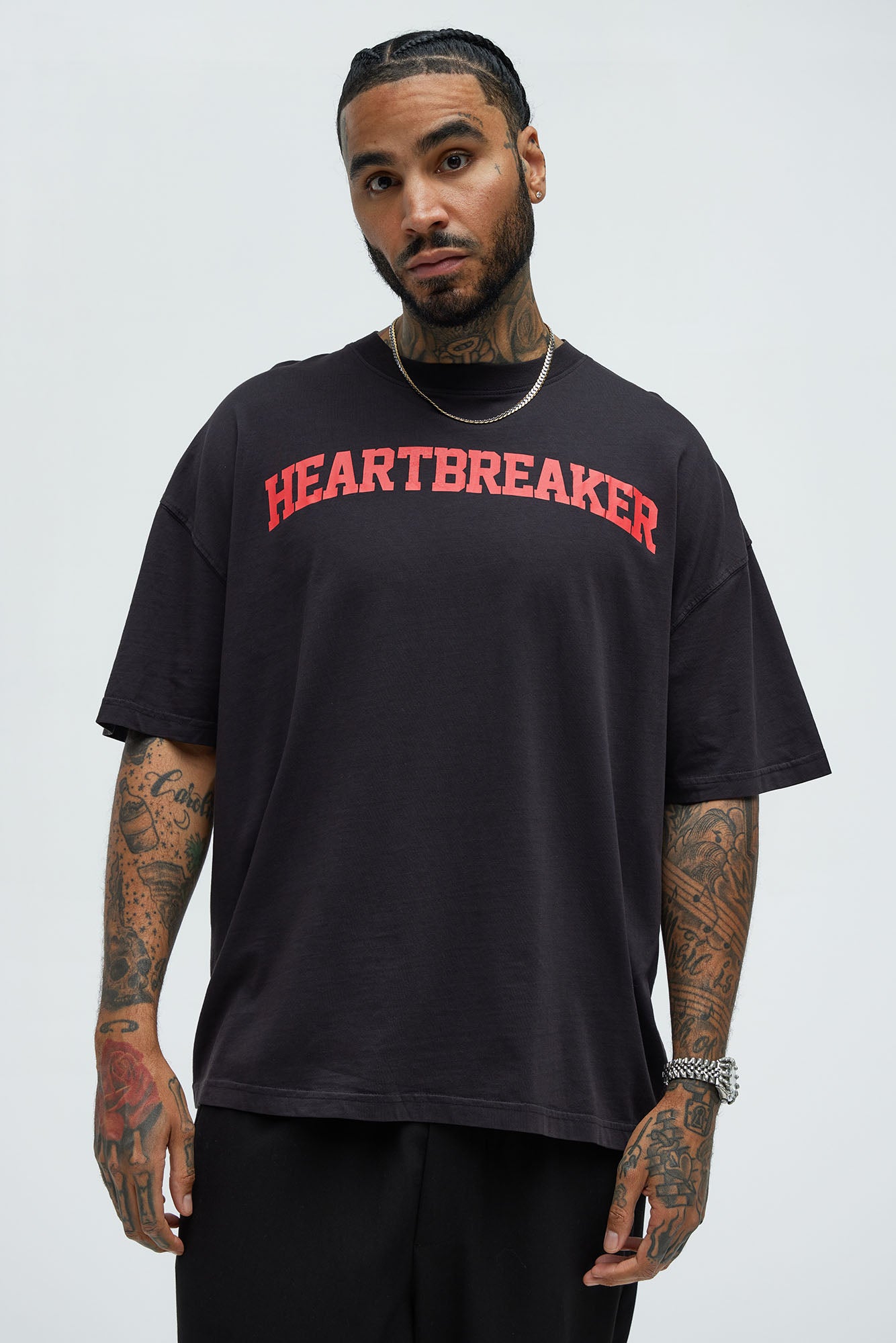 Heart Break Club Oversized Short Sleeve Tee