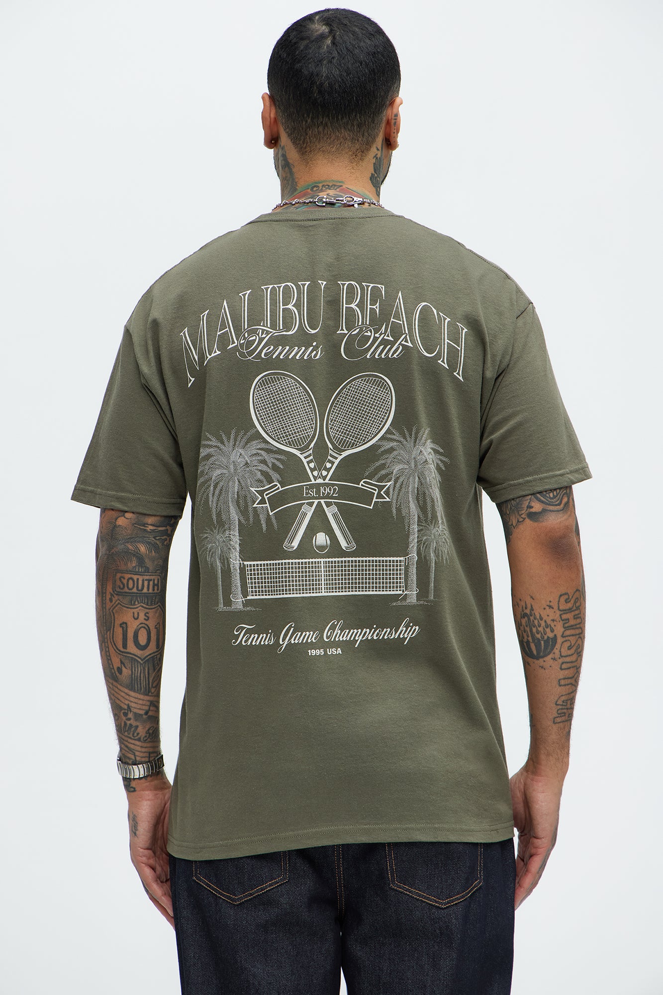 Malibu Beach Tennis Short Sleeve Tee