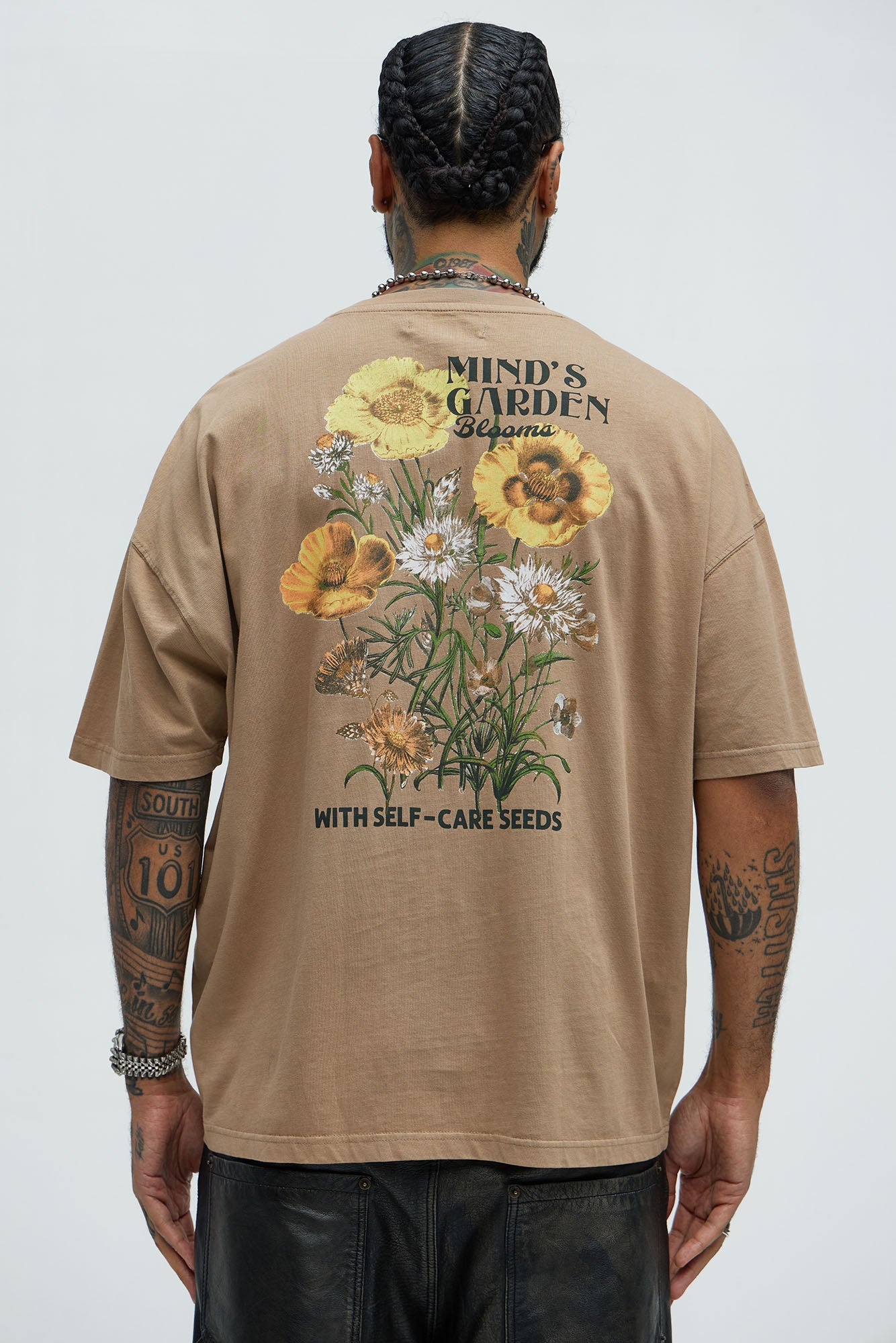 Mind's Garden Oversized Short Sleeve Tee