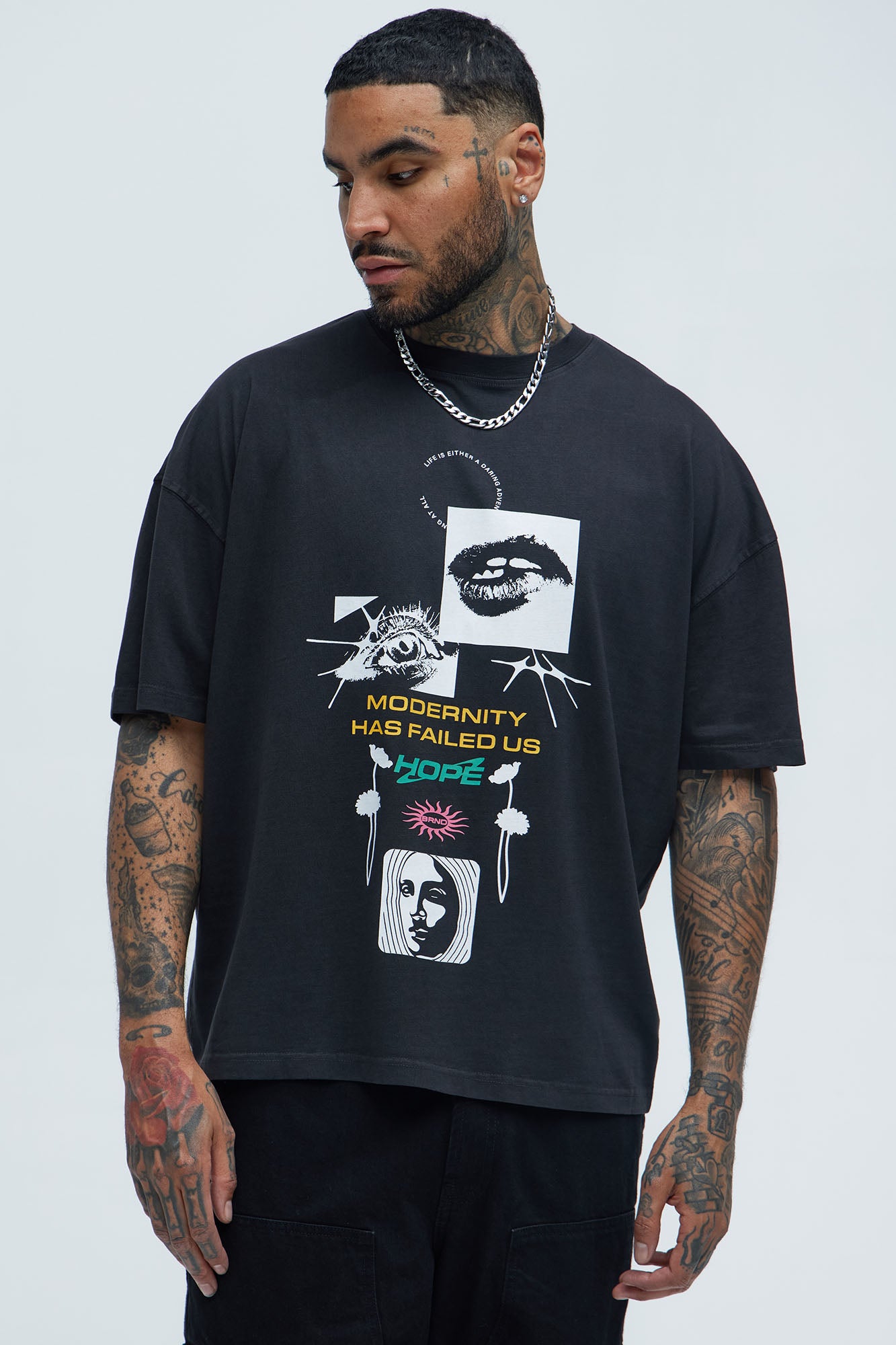Modernity Has Failed Oversized Short Sleeve Tee