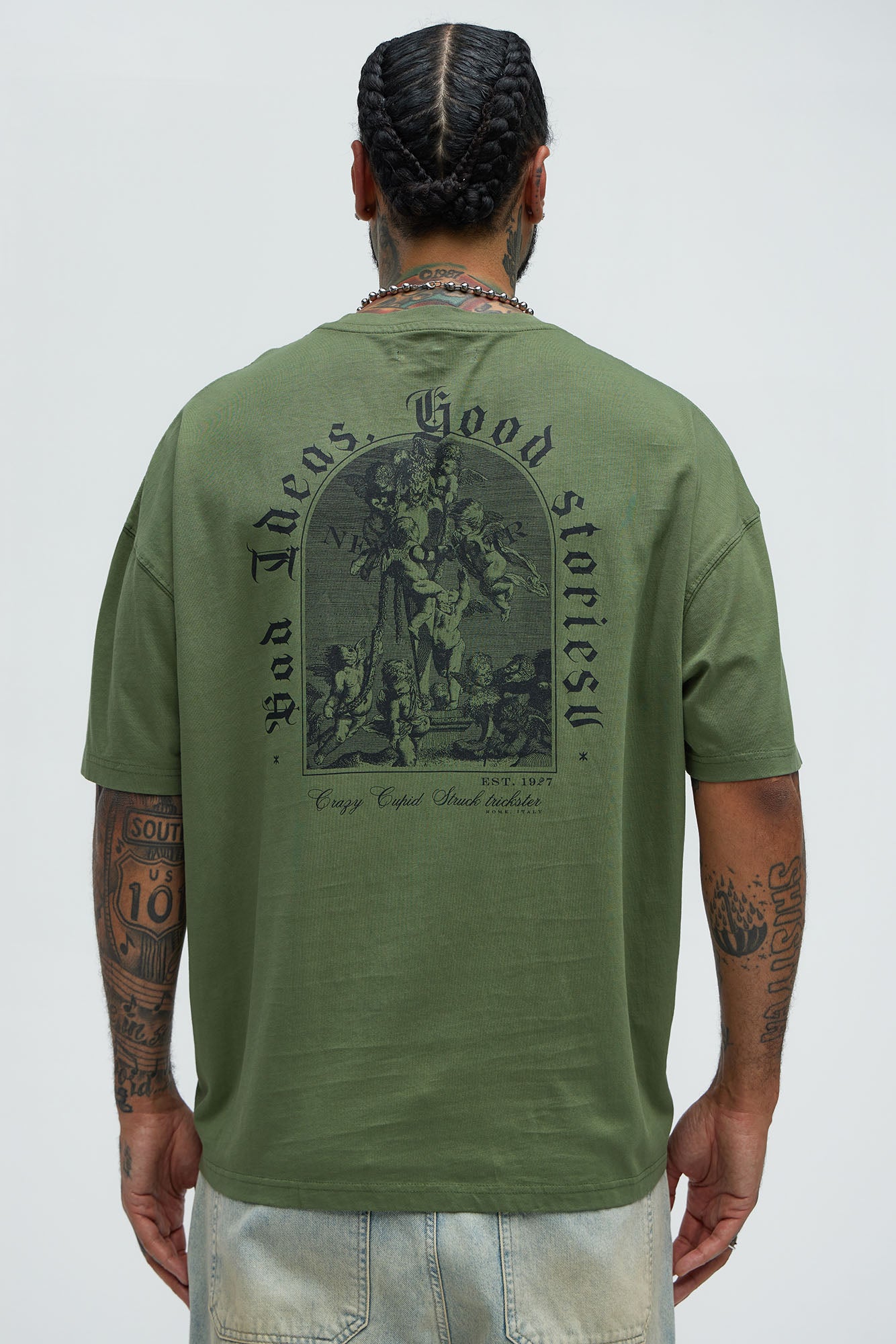 Bad Ideas Good Stories Oversized Short Sleeve Tee