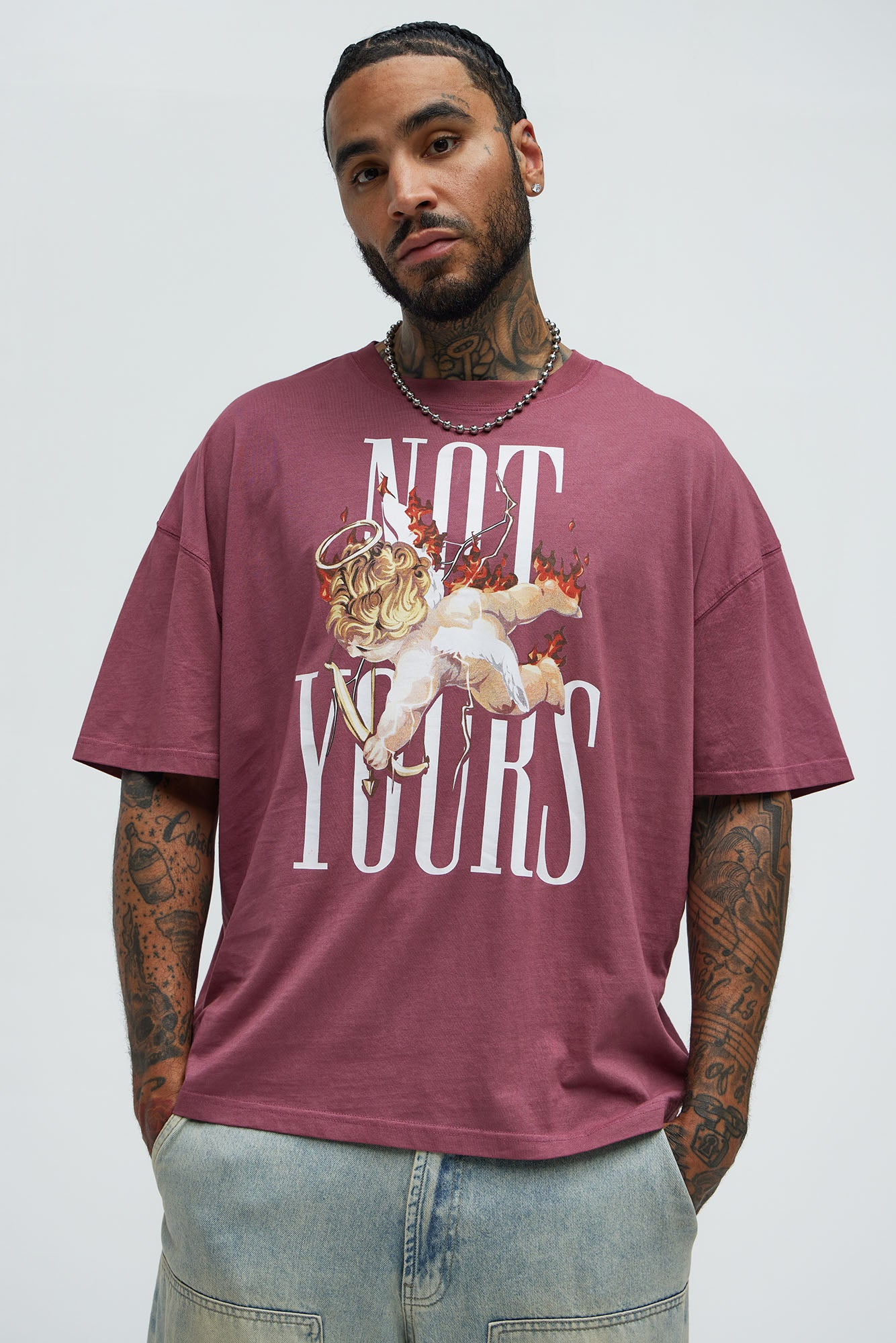 Not Yours Oversized Short Sleeve Tee