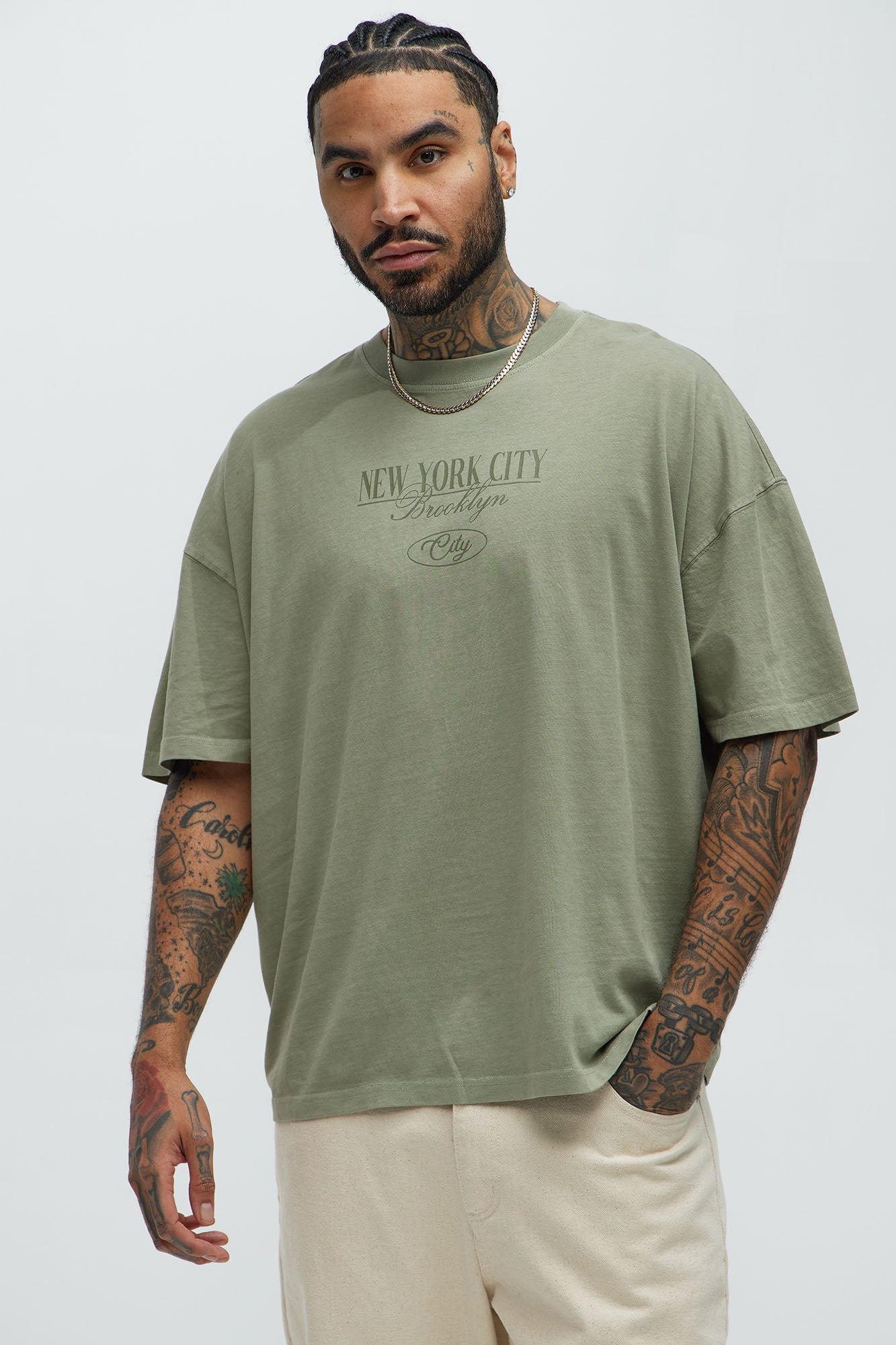 Brooklyn Oversized Short Sleeve Tee