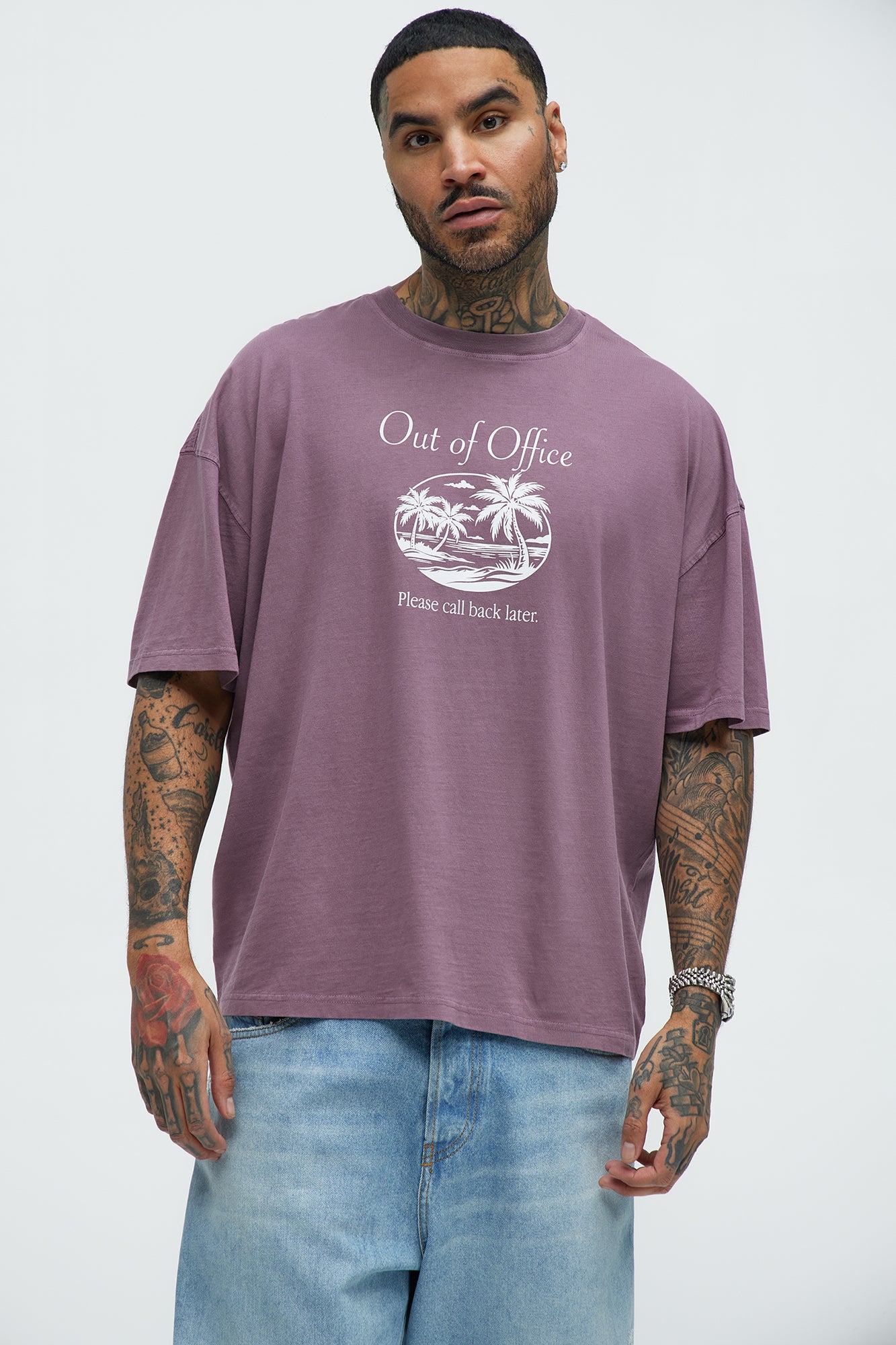 Out Of Office Oversized Short Sleeve Tee