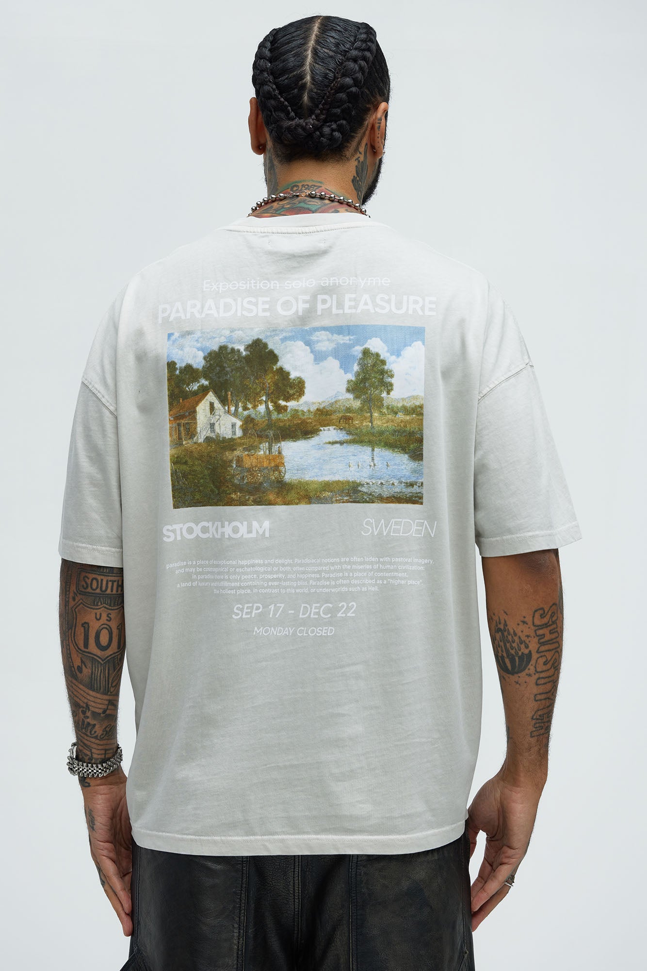 Paradise Of Pleasure Oversized Short Sleeve Tee