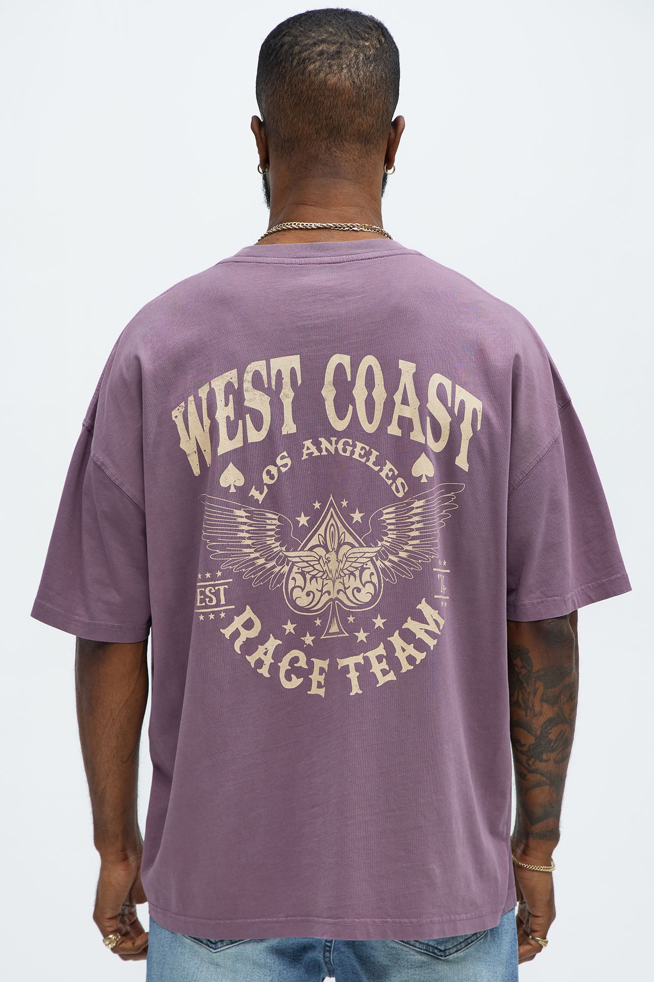 West Coast Race Team Oversized Short Sleeve Tee