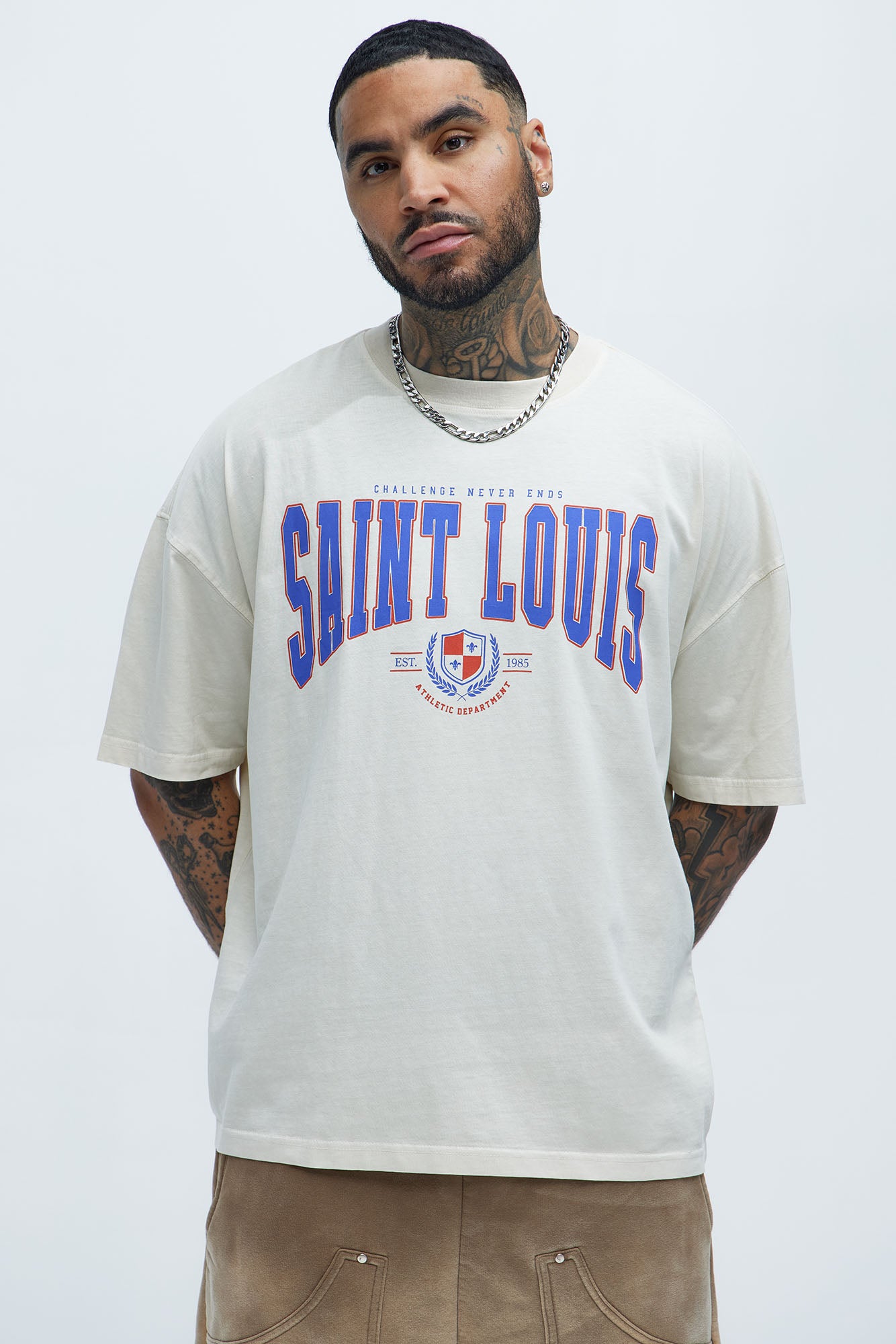 Saint Lou Athletic Dept. Oversized Short Sleeve Tee